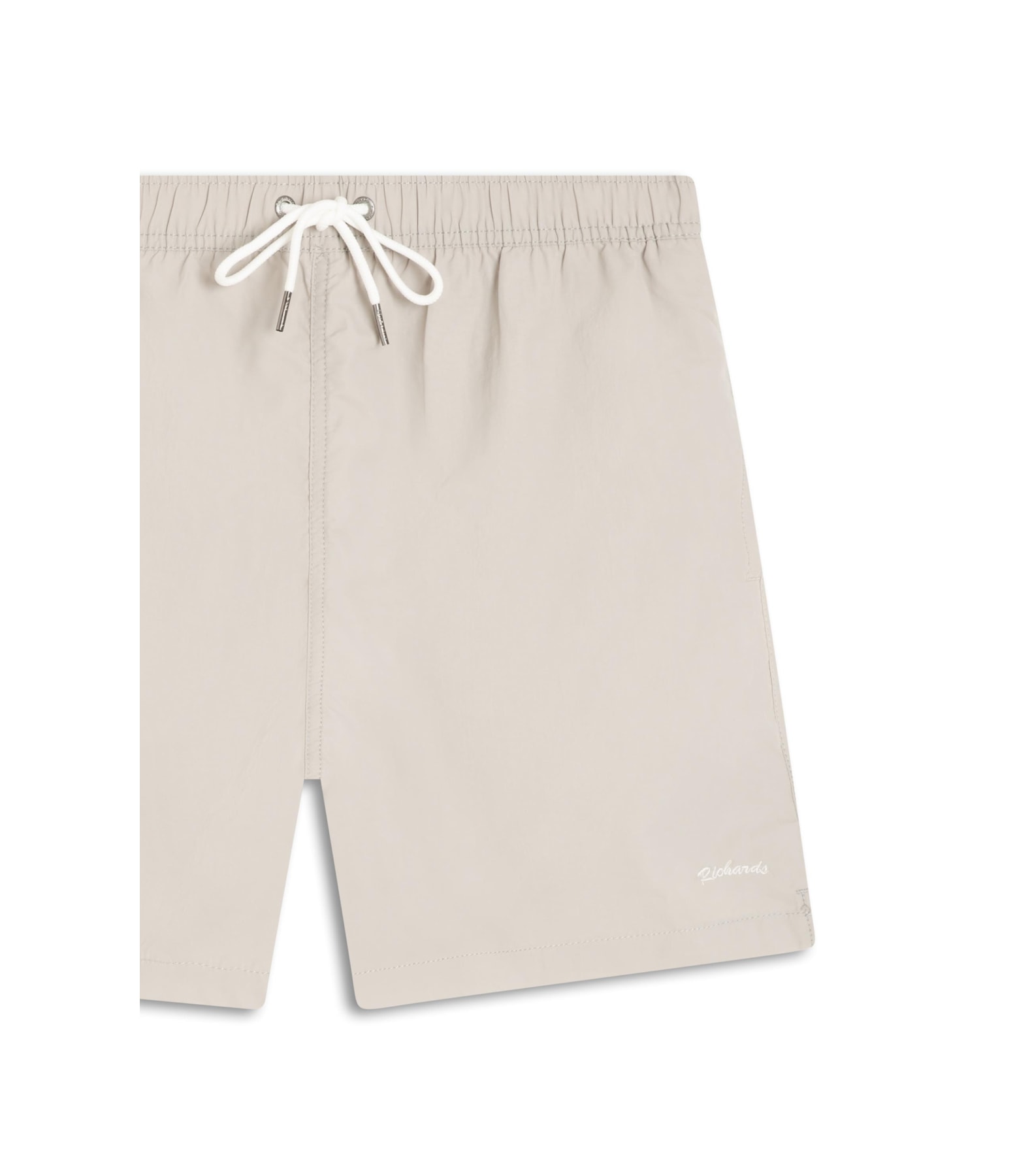 Beach Short Basic Regular Solid Cinza Claro