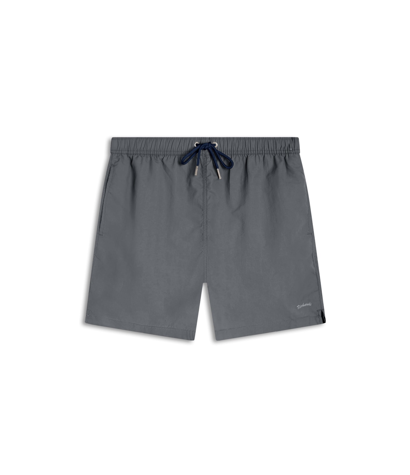 Beach Short Basic Regular Solid Cinza Claro