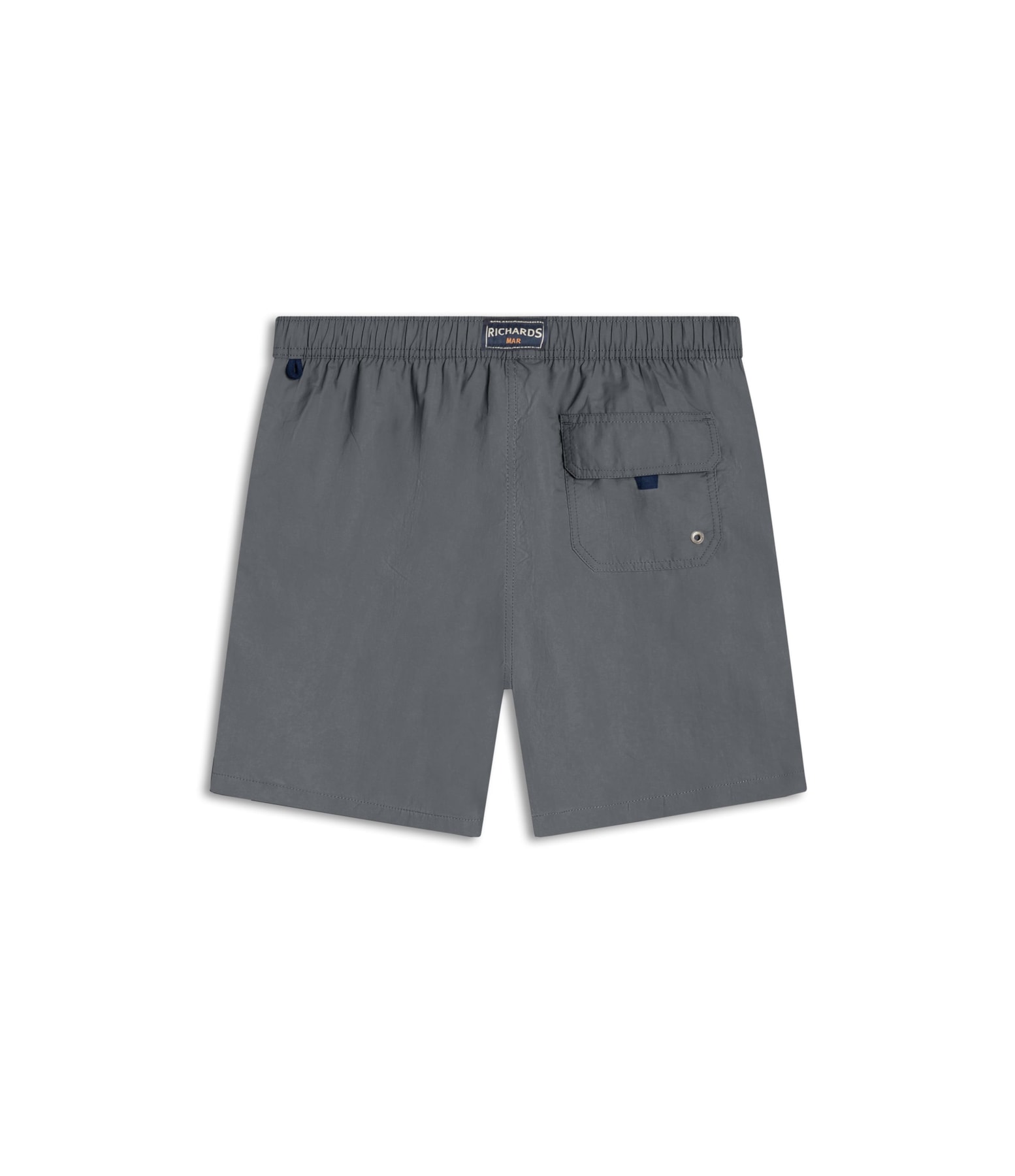 Beach Short Basic Regular Solid Cinza Claro