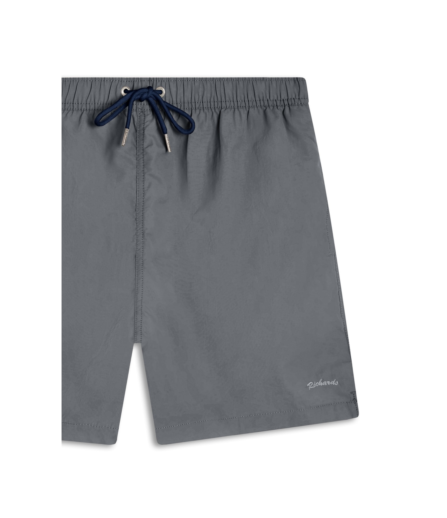 Beach Short Basic Regular Solid Cinza Claro