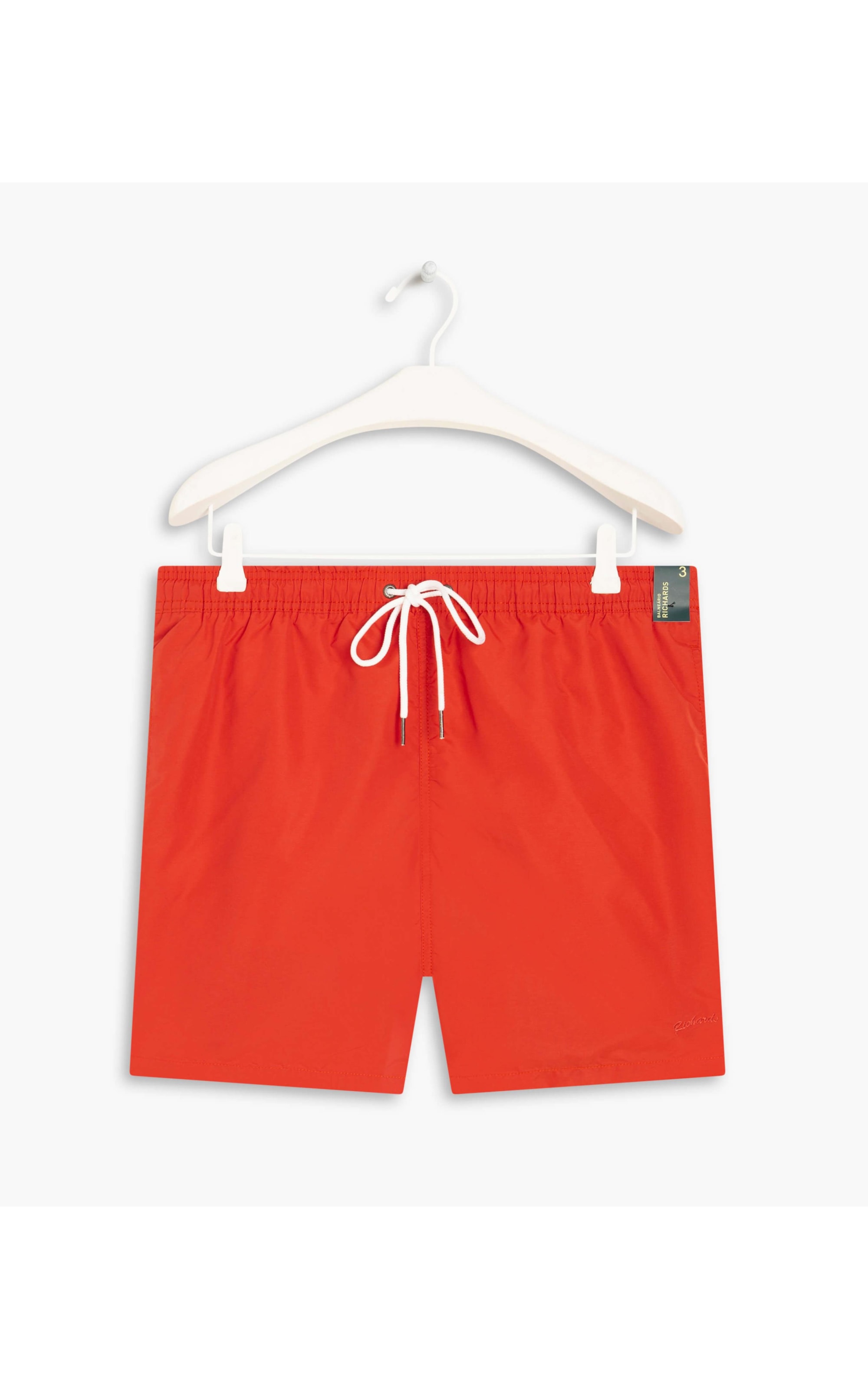 Beach Short Basic Regular Solid Coral