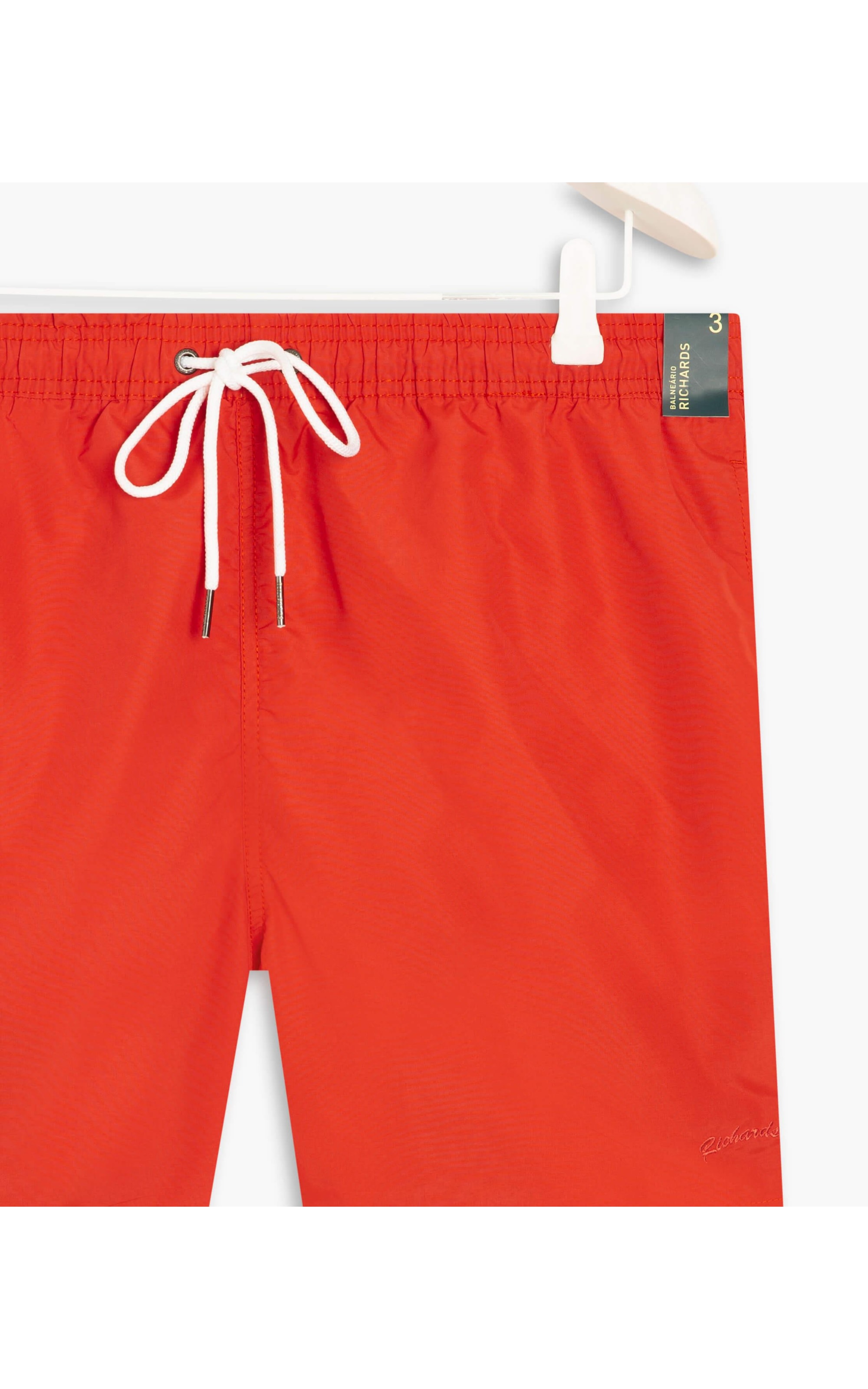 Beach Short Basic Regular Solid Coral