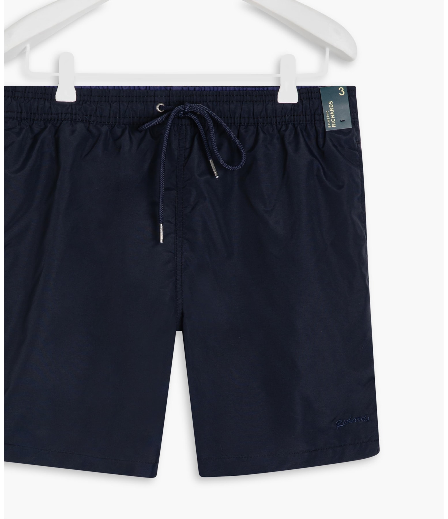 Beach Short Basic Regular Solid Dark Navy