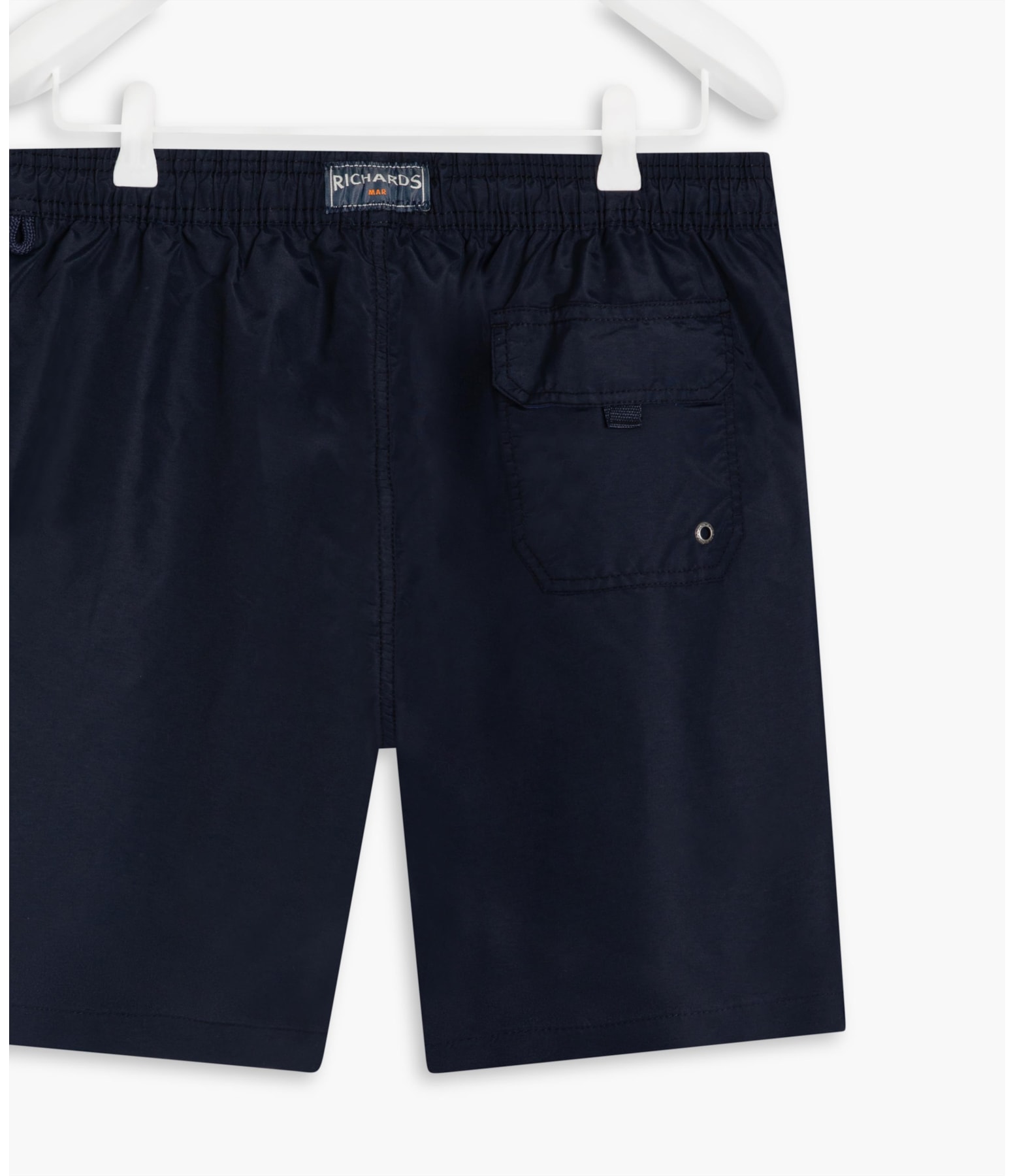 Beach Short Basic Regular Solid Dark Navy