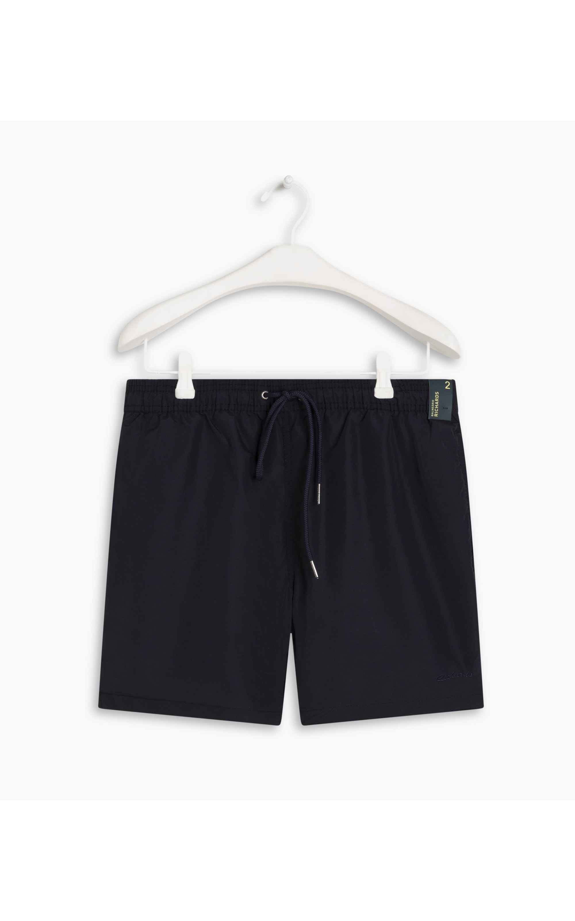 Beach Short Basic Regular Solid Dark Navy