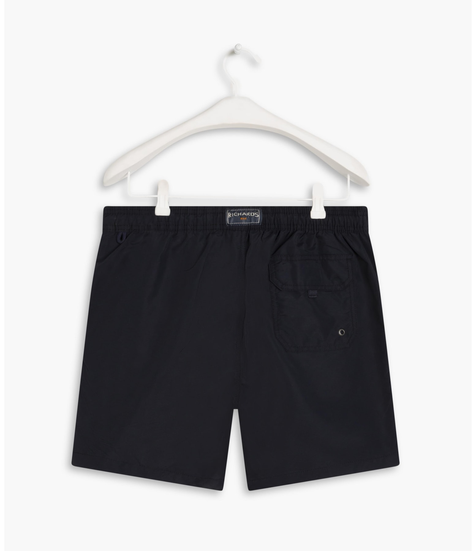 Beach Short Basic Regular Solid Dark Navy