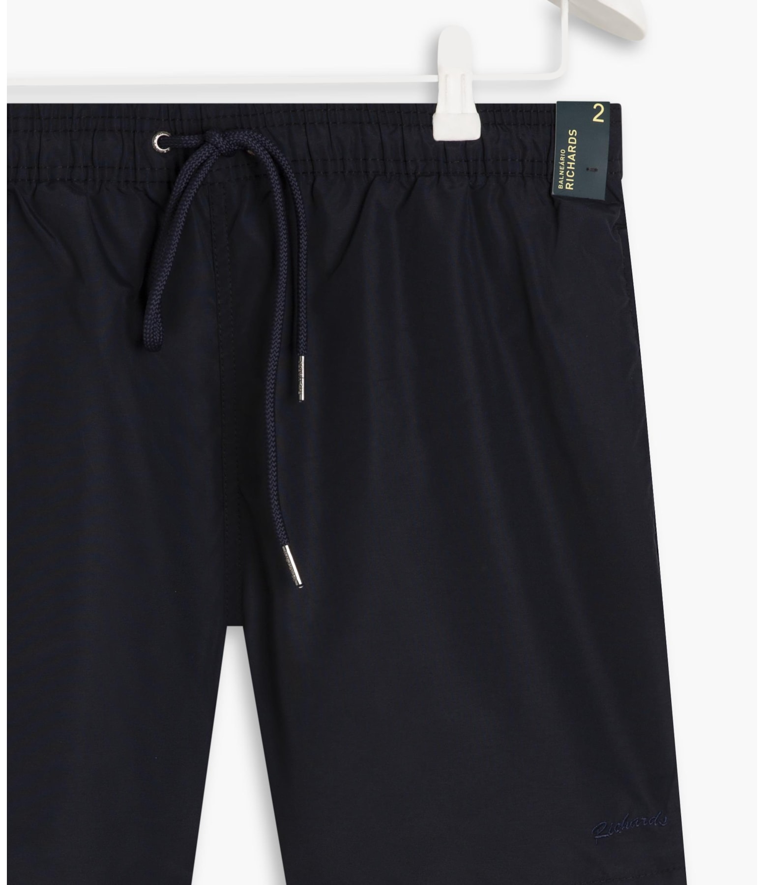 Beach Short Basic Regular Solid Dark Navy