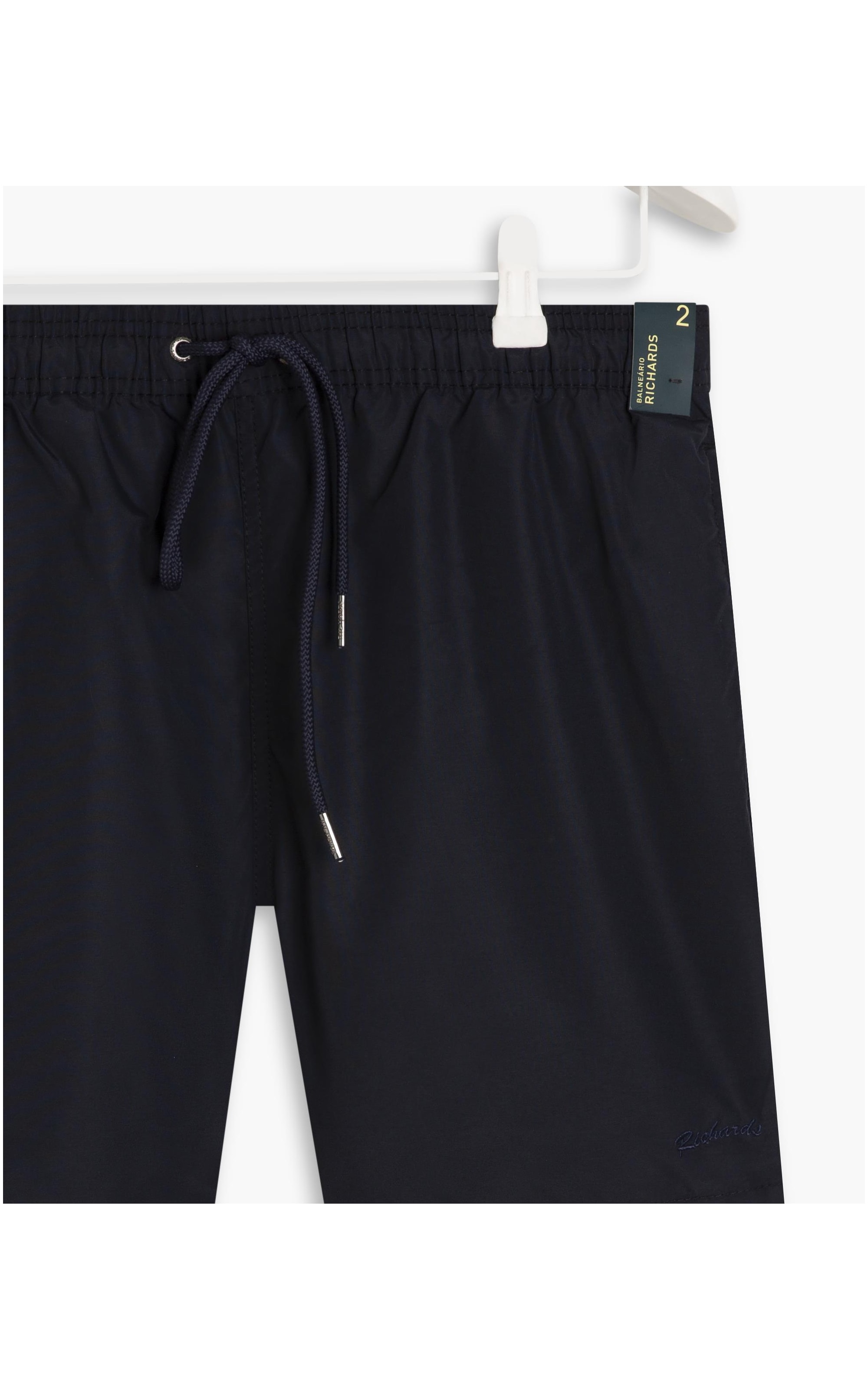 Beach Short Basic Regular Solid Dark Navy