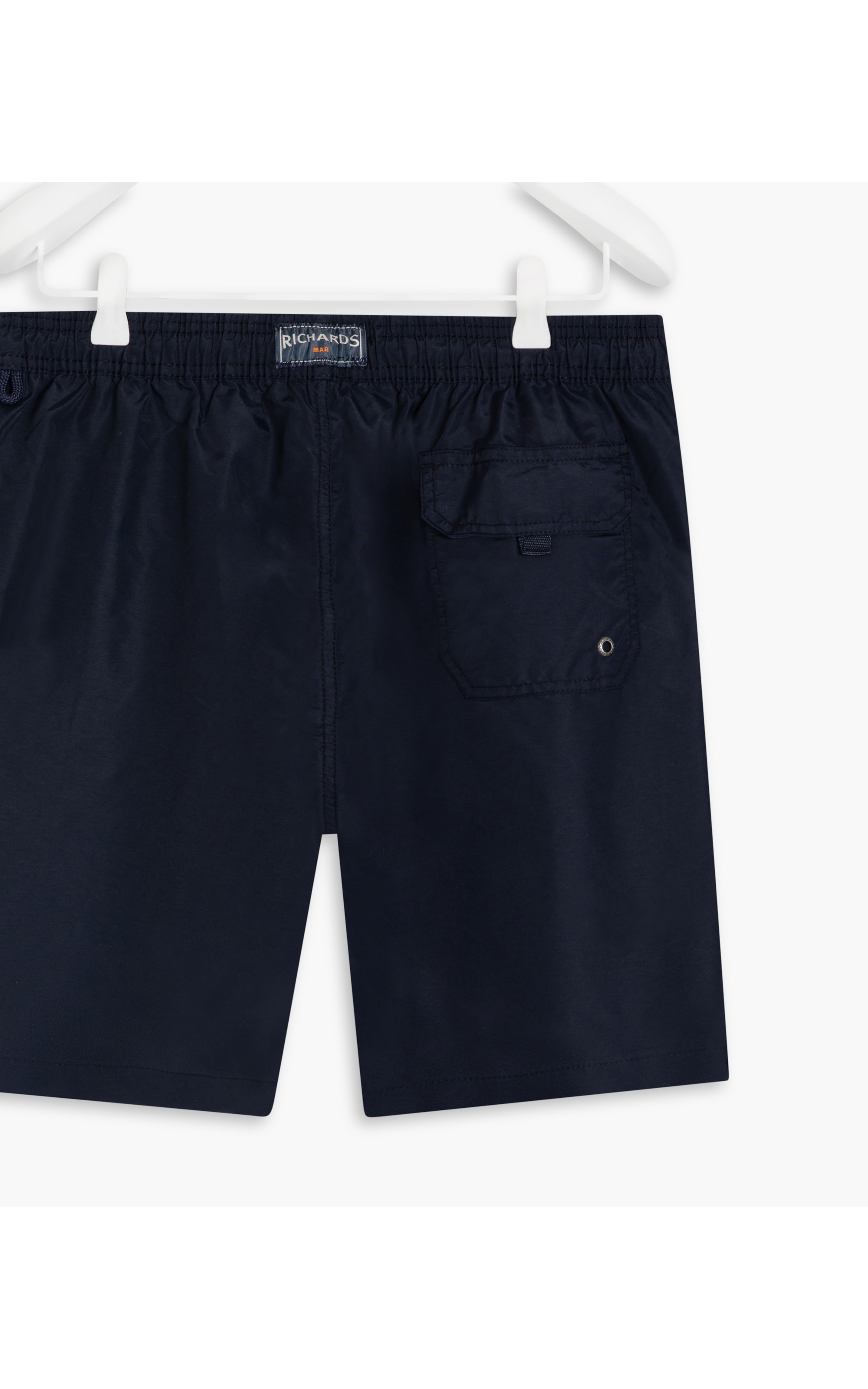 Beach Short Basic Regular Solid Dark Navy