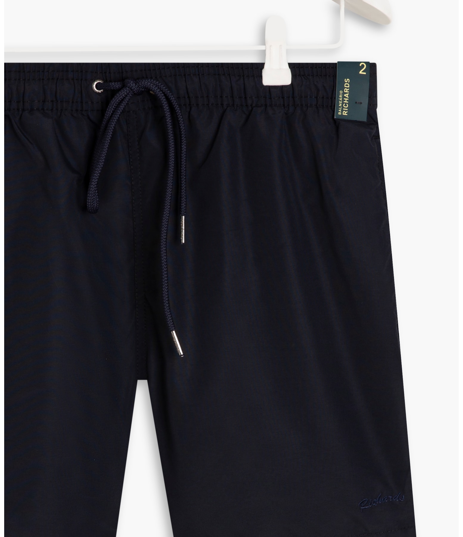 Beach Short Basic Regular Solid Dark Navy