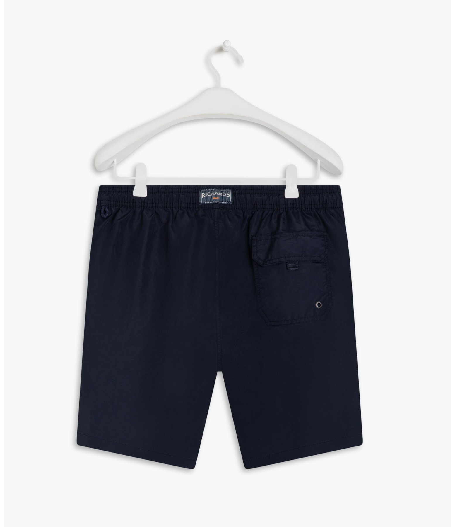 Beach Short Basic Regular Solid Dark Navy