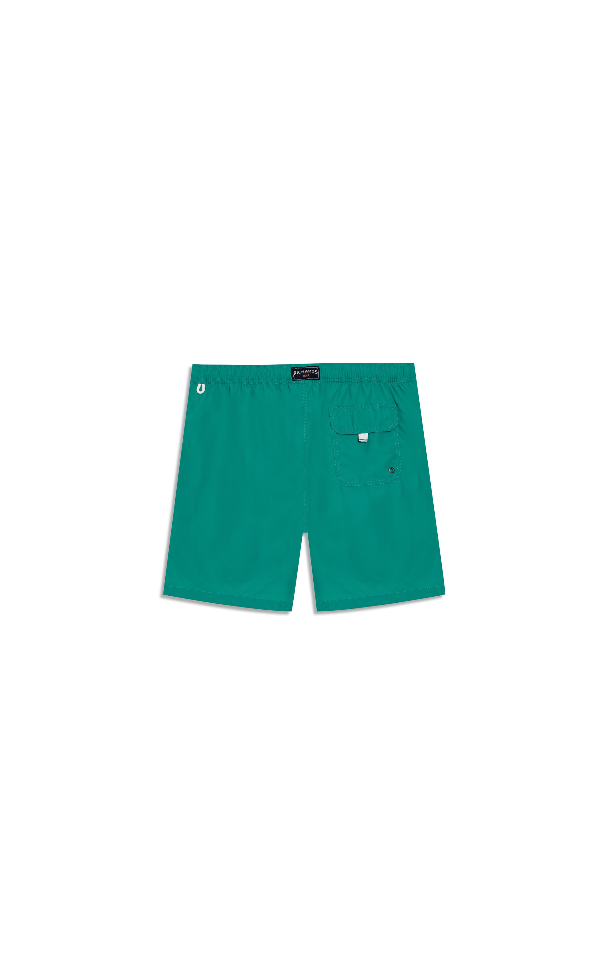 Beach Short Basic Regular Solid Esmeralda