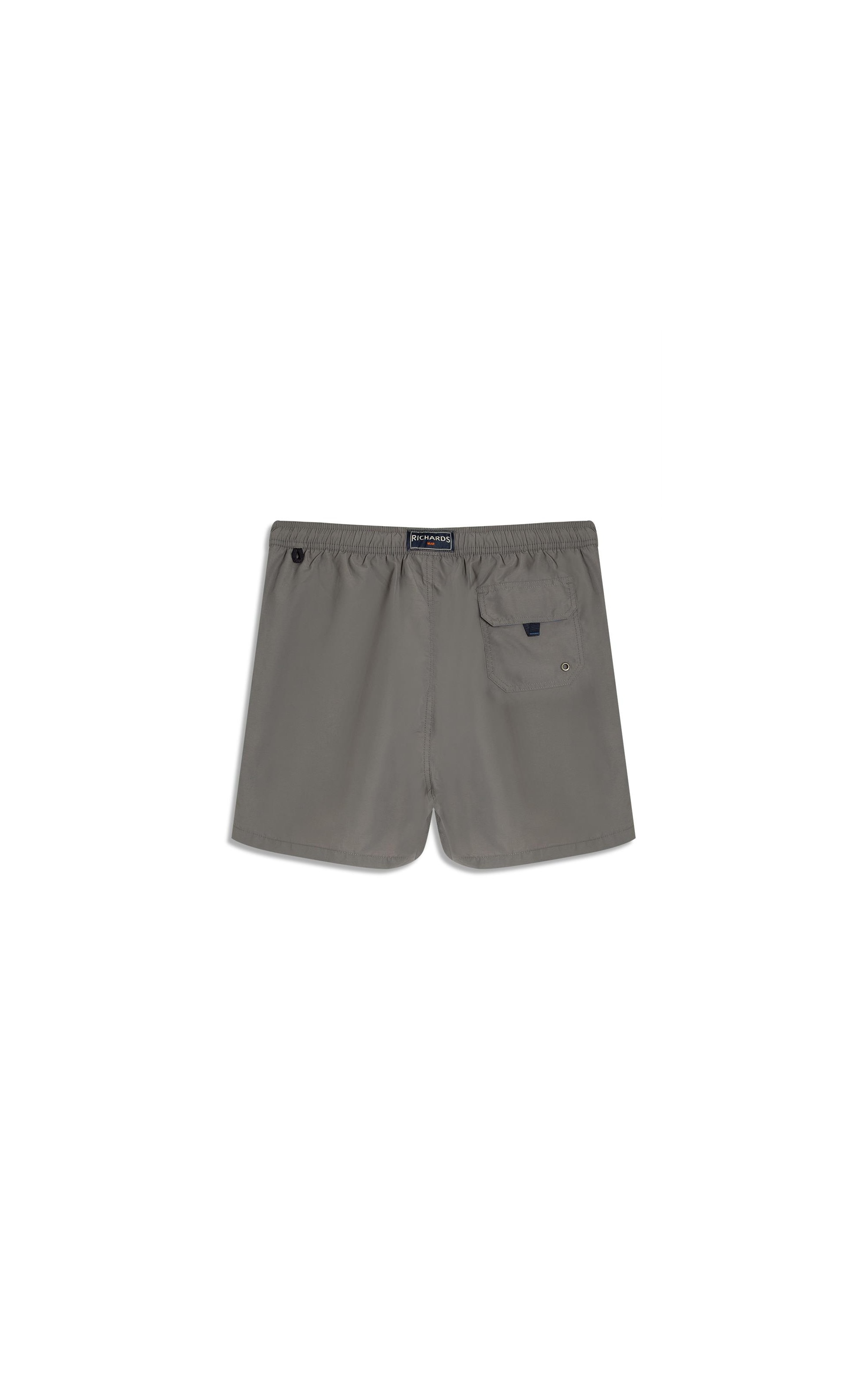 Beach Short Basic Regular Solid Grafite