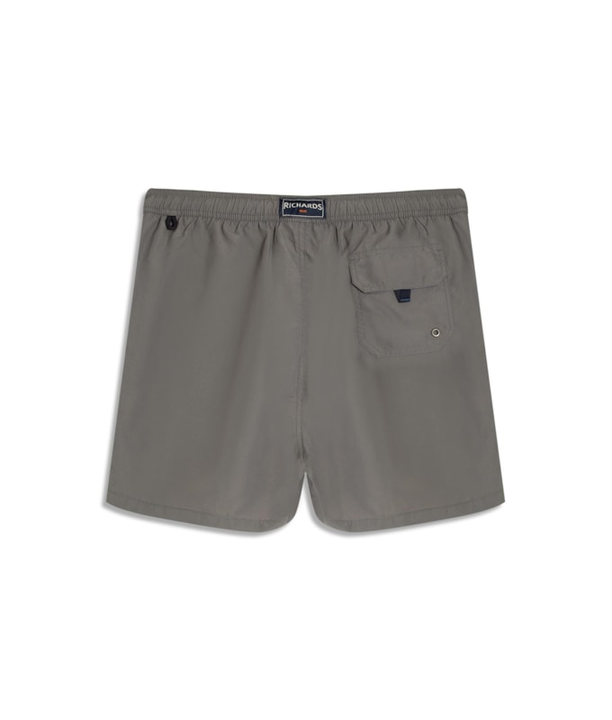 Beach Short Basic Regular Solid Grafite