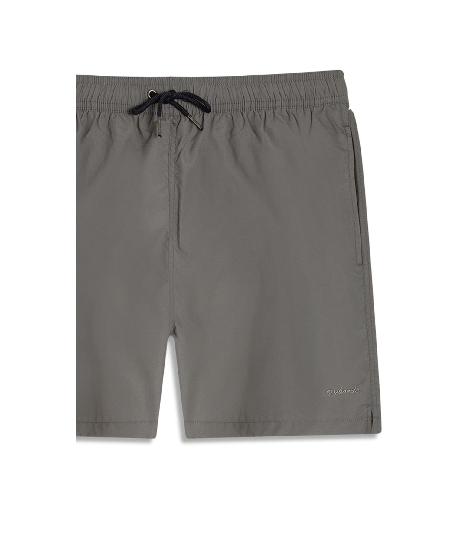 Beach Short Basic Regular Solid Grafite