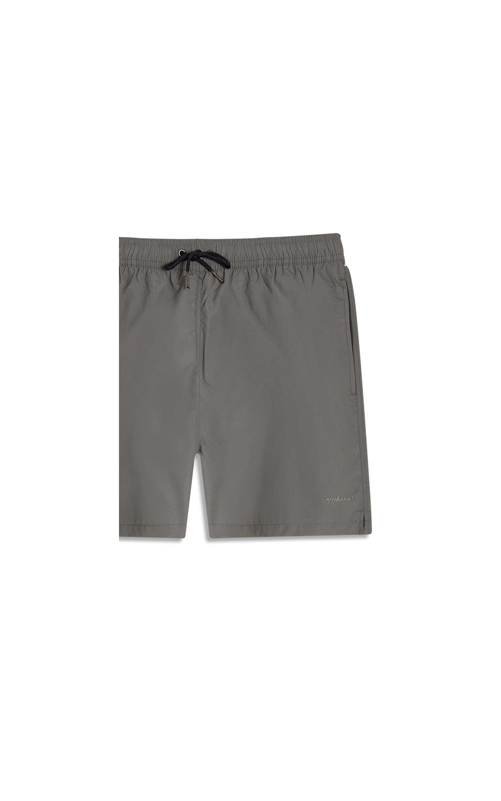 Beach Short Basic Regular Solid Grafite