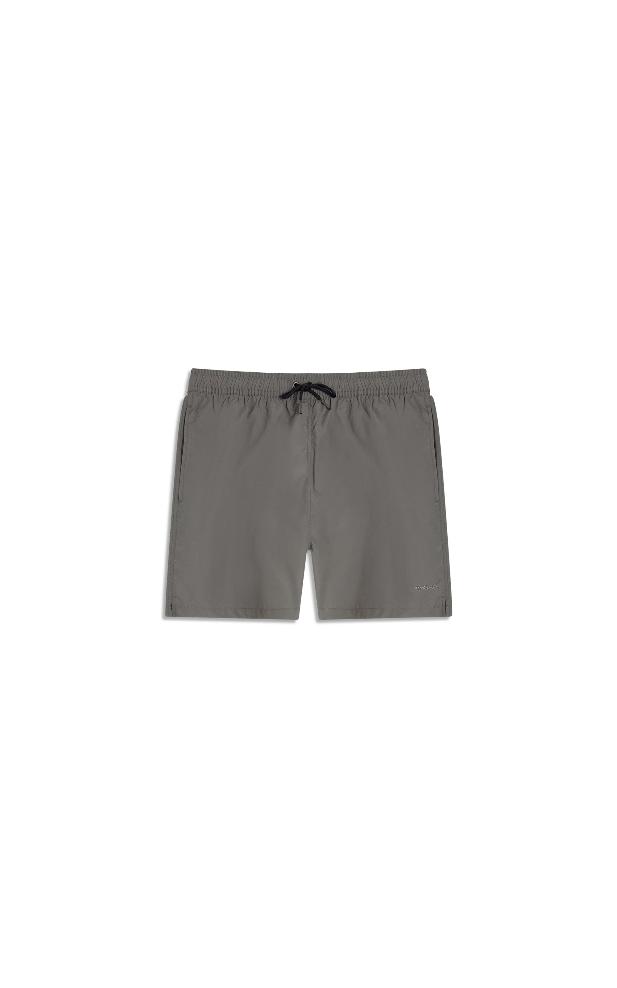 Beach Short Basic Regular Solid Grafite