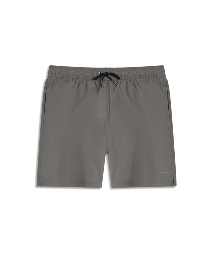 Beach Short Basic Regular Solid Grafite
