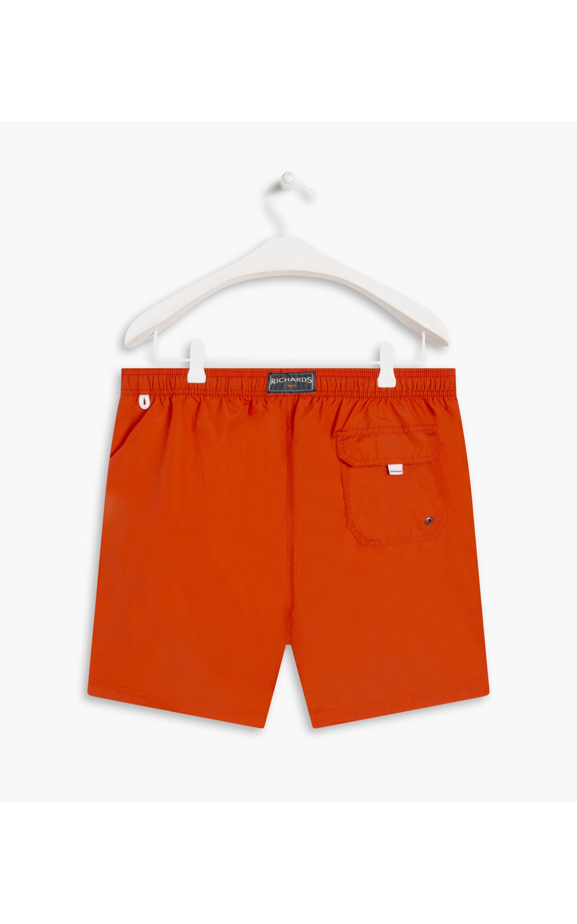 Beach Short Basic Regular Solid Laranja