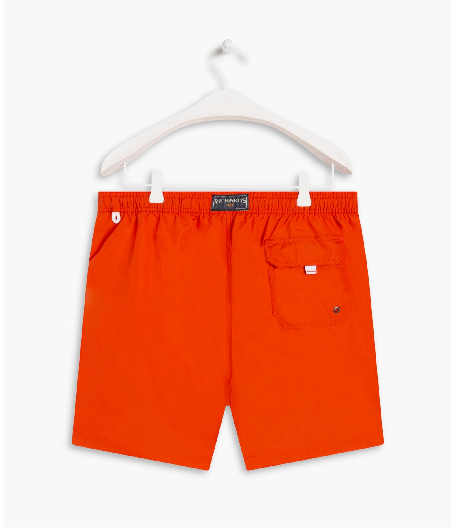 Beach Short Basic Regular Solid Laranja