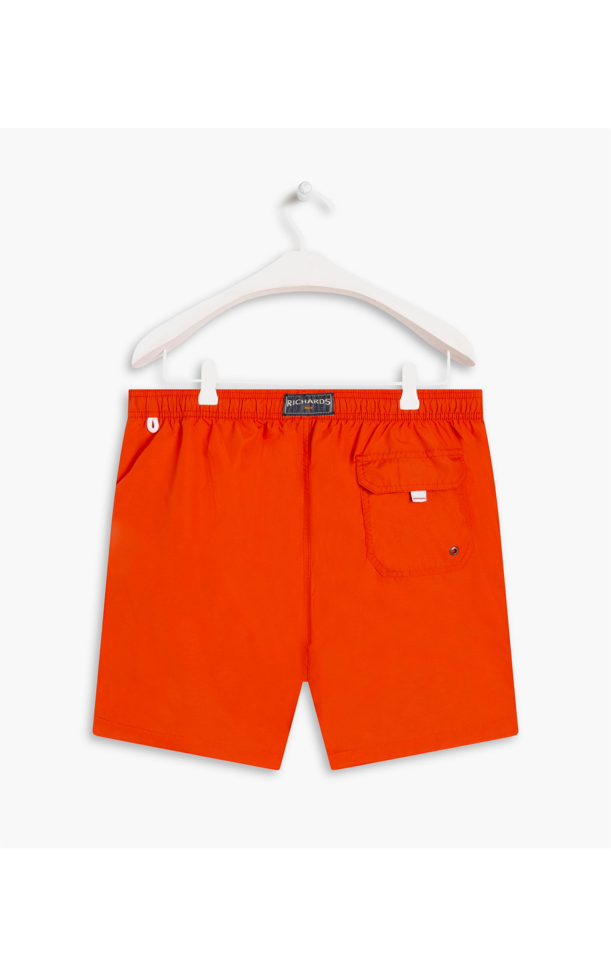 Beach Short Basic Regular Solid Laranja