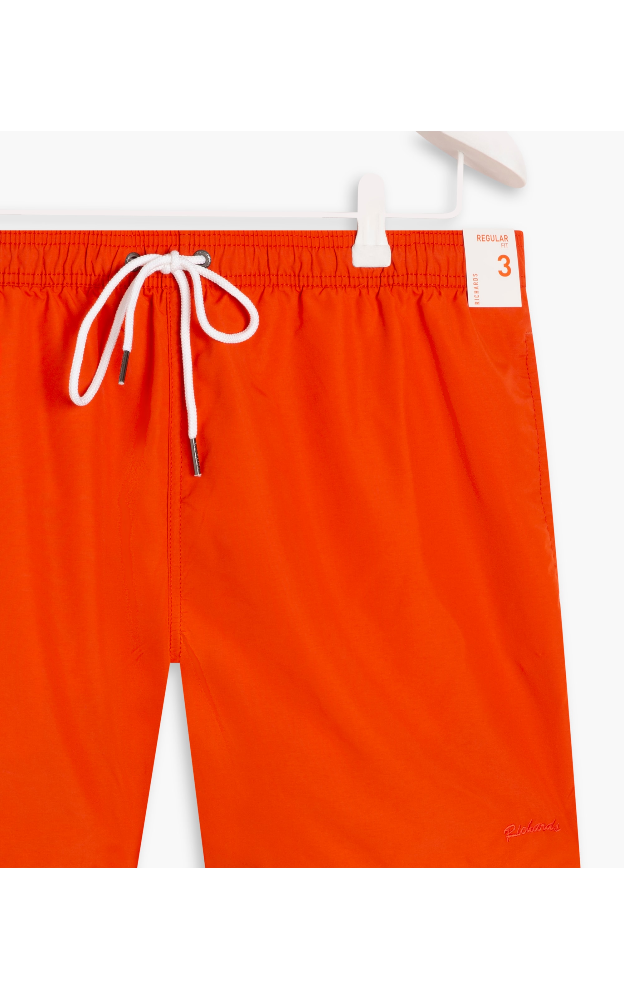 Beach Short Basic Regular Solid Laranja