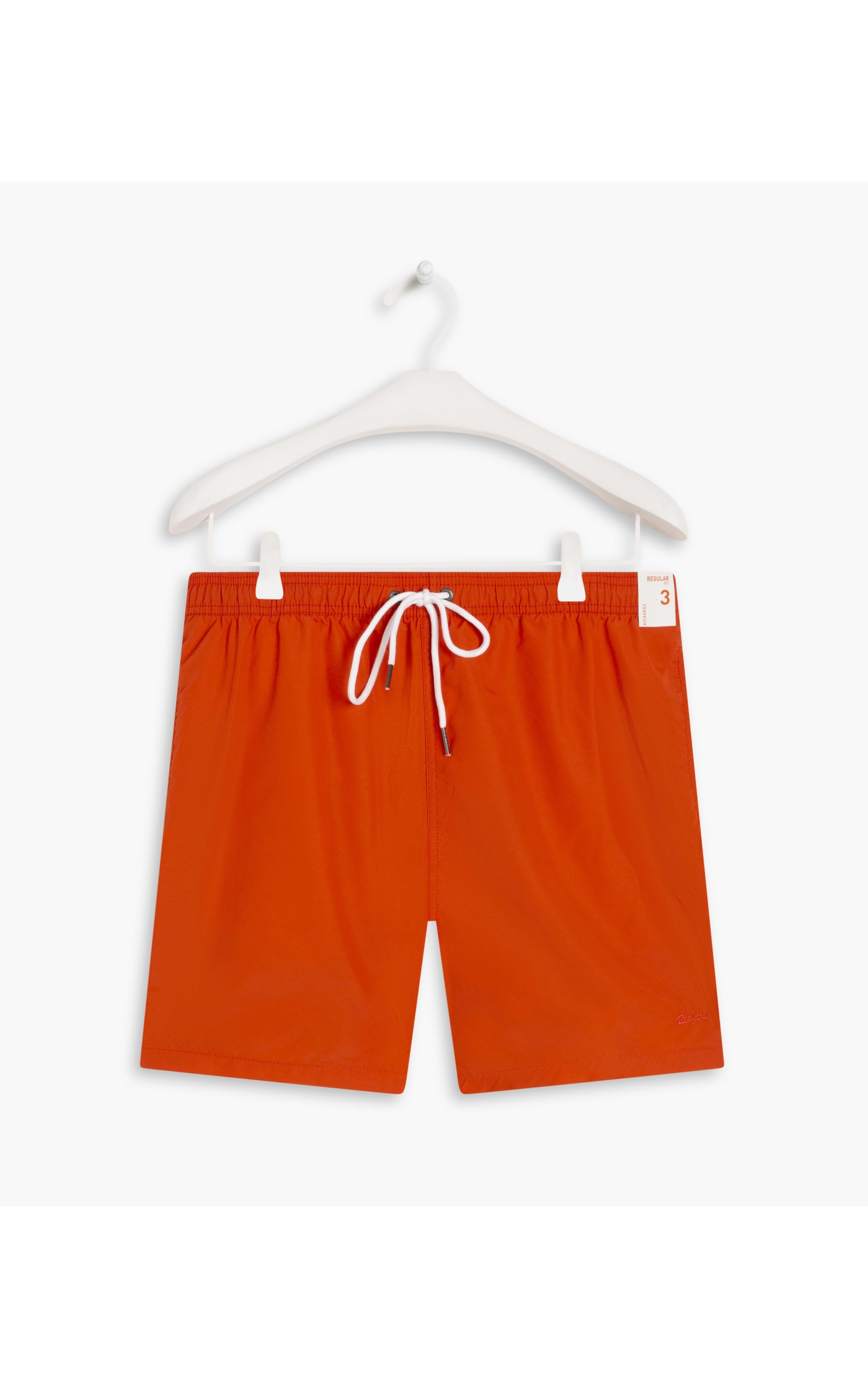 Beach Short Basic Regular Solid Laranja