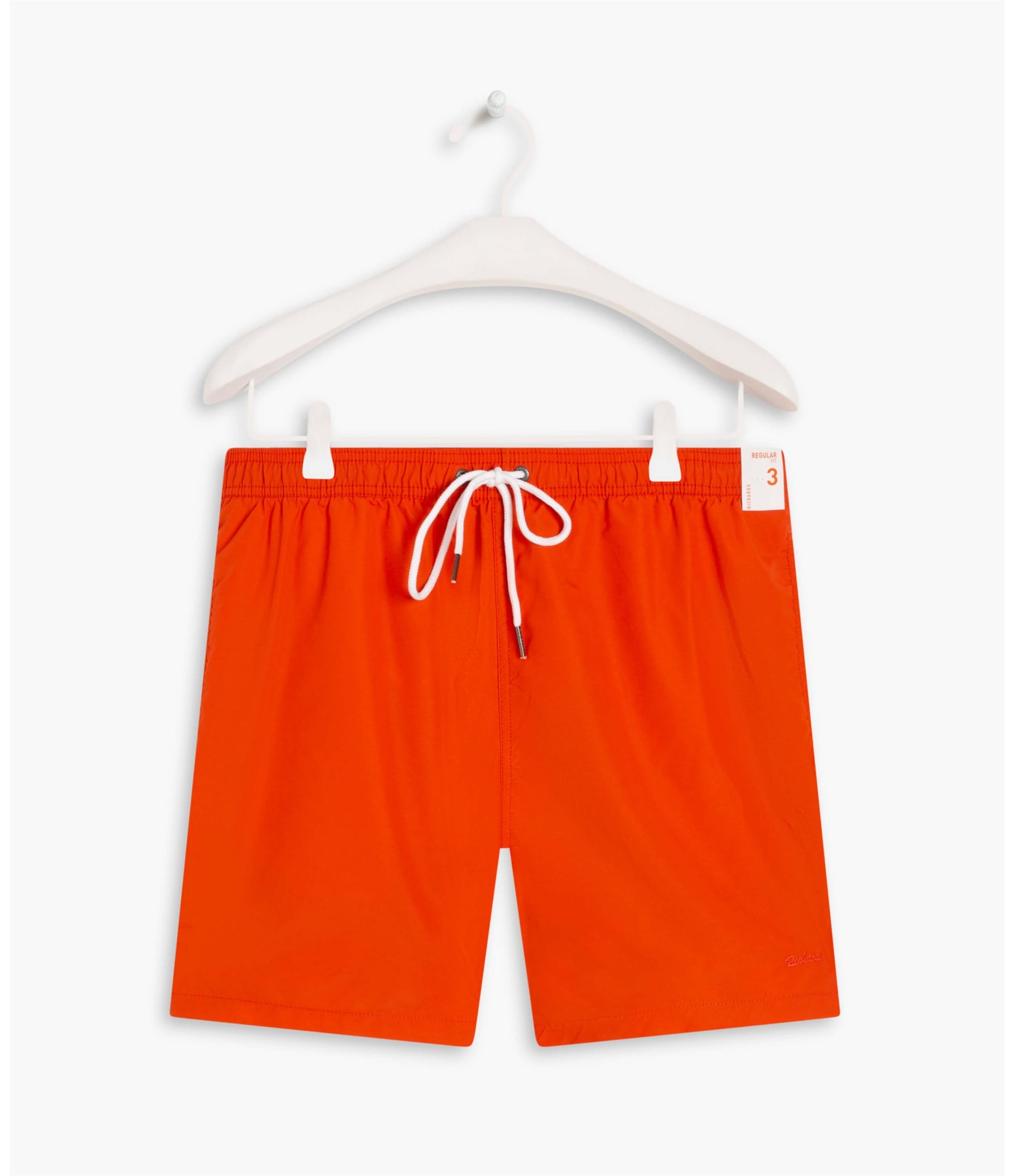 Beach Short Basic Regular Solid Laranja
