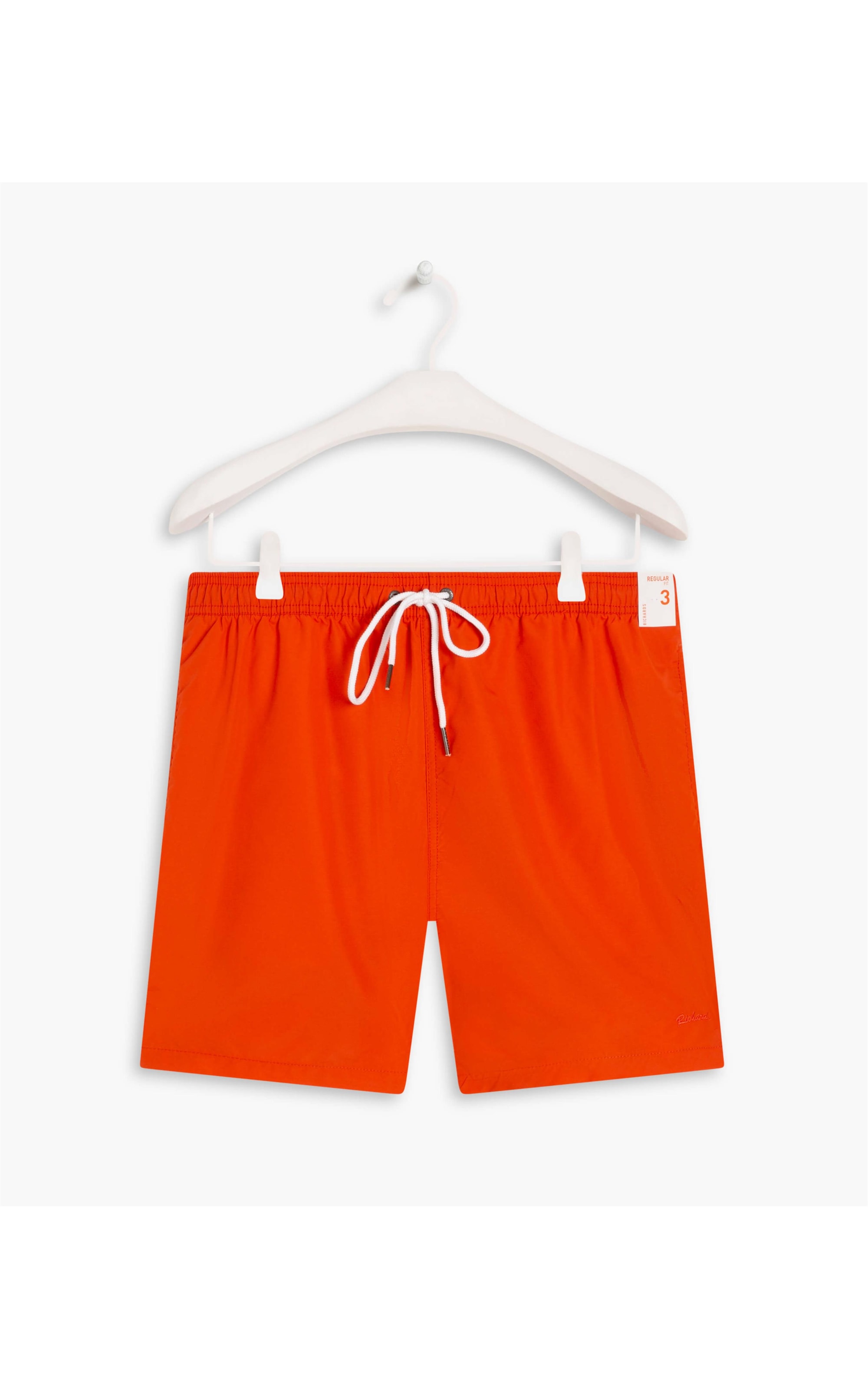 Beach Short Basic Regular Solid Laranja