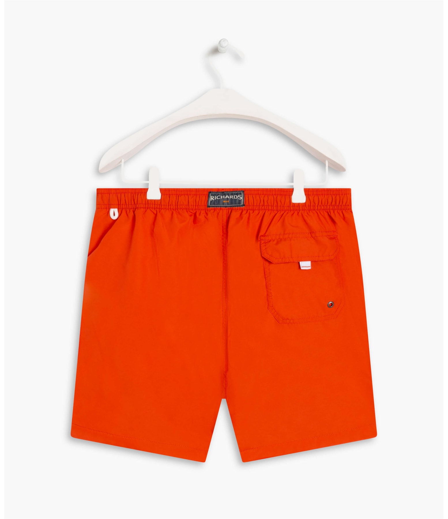 Beach Short Basic Regular Solid Laranja