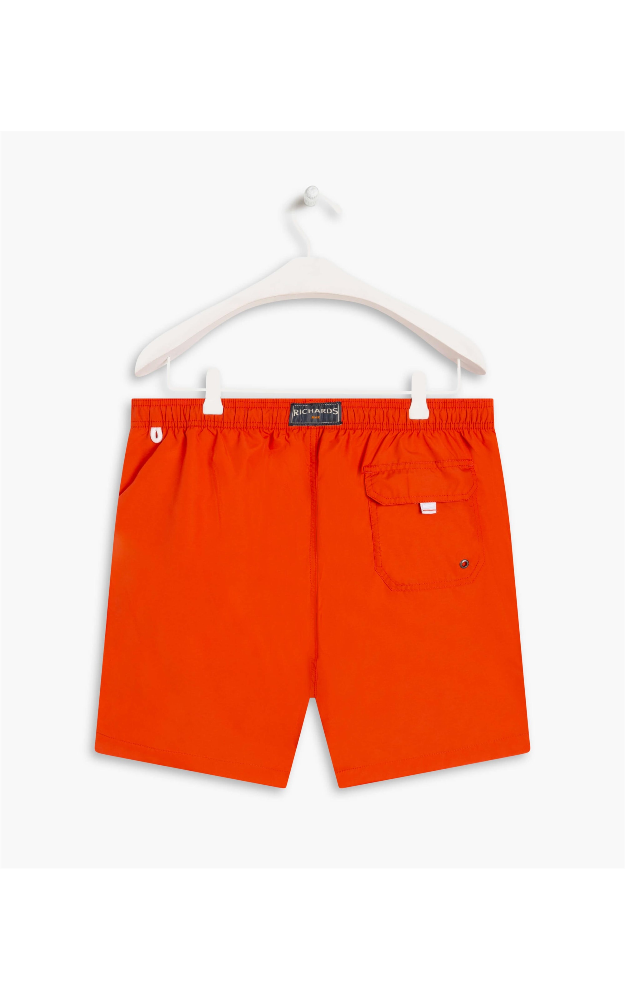 Beach Short Basic Regular Solid Laranja