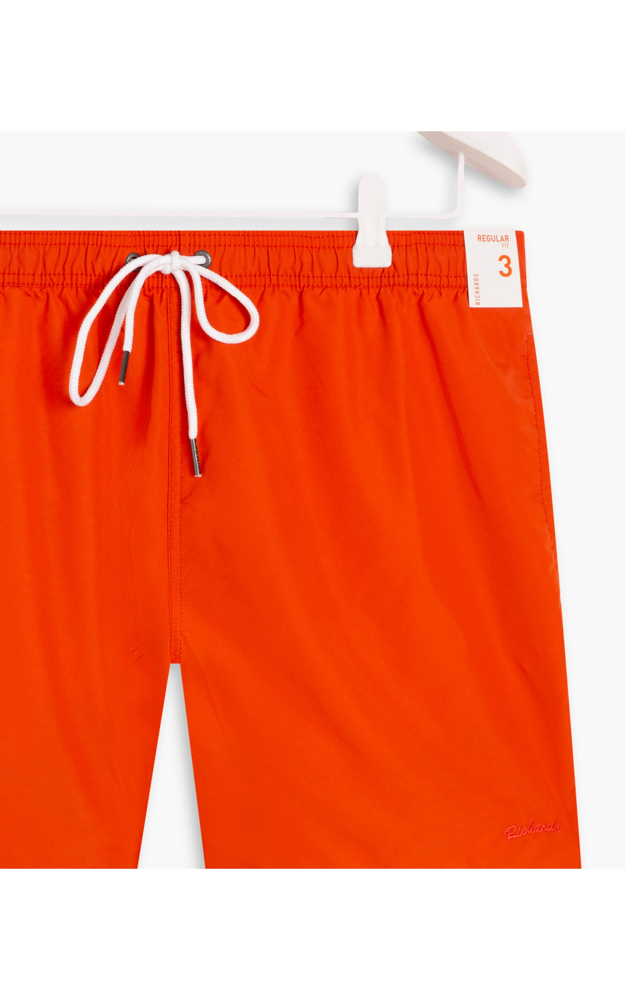 Beach Short Basic Regular Solid Laranja