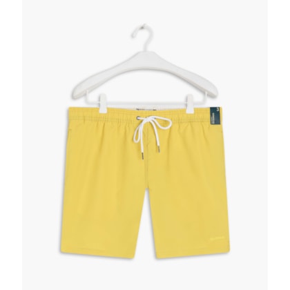 Beach Short Basic Regular Solid Lemon