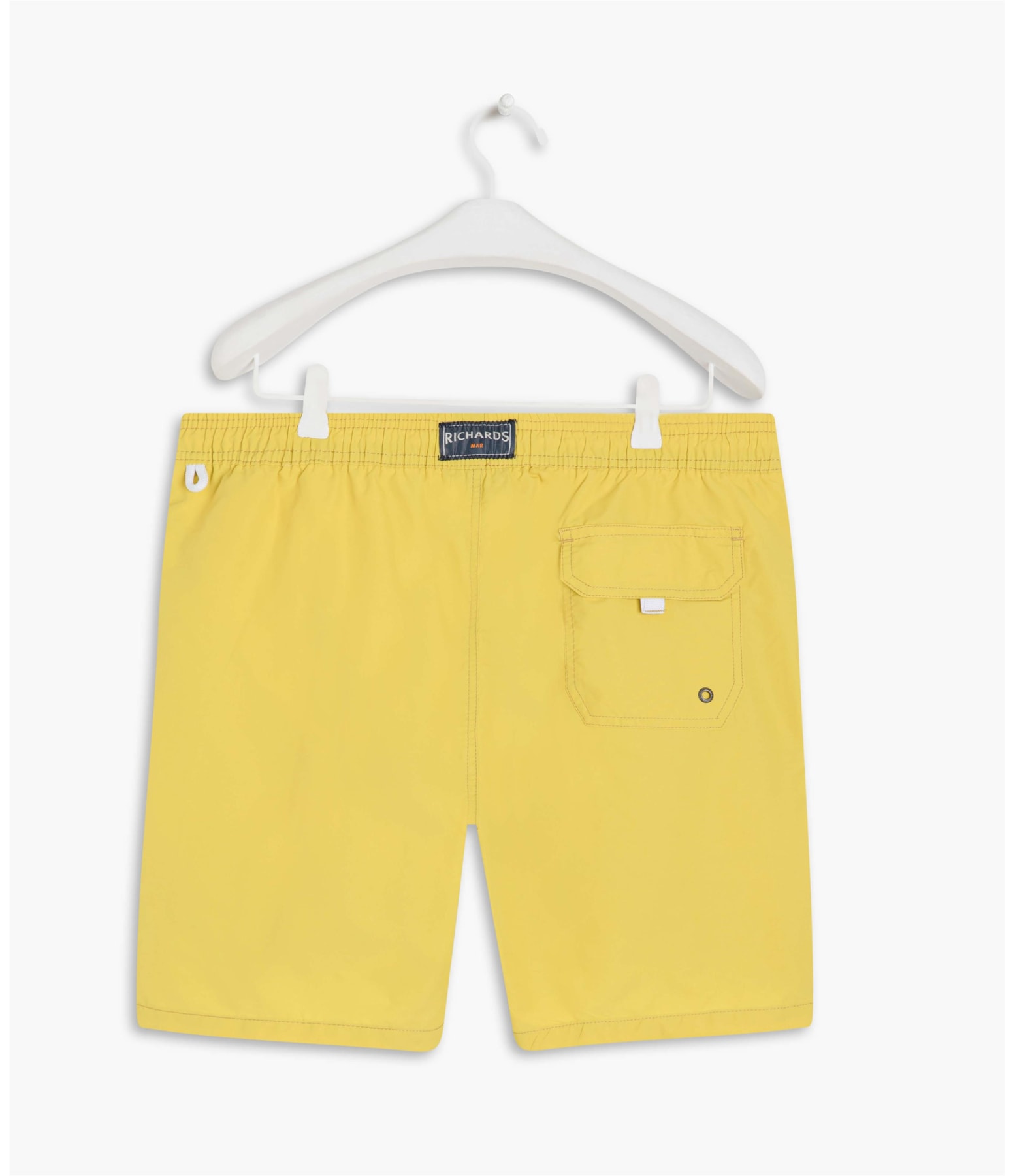 Beach Short Basic Regular Solid Lemon