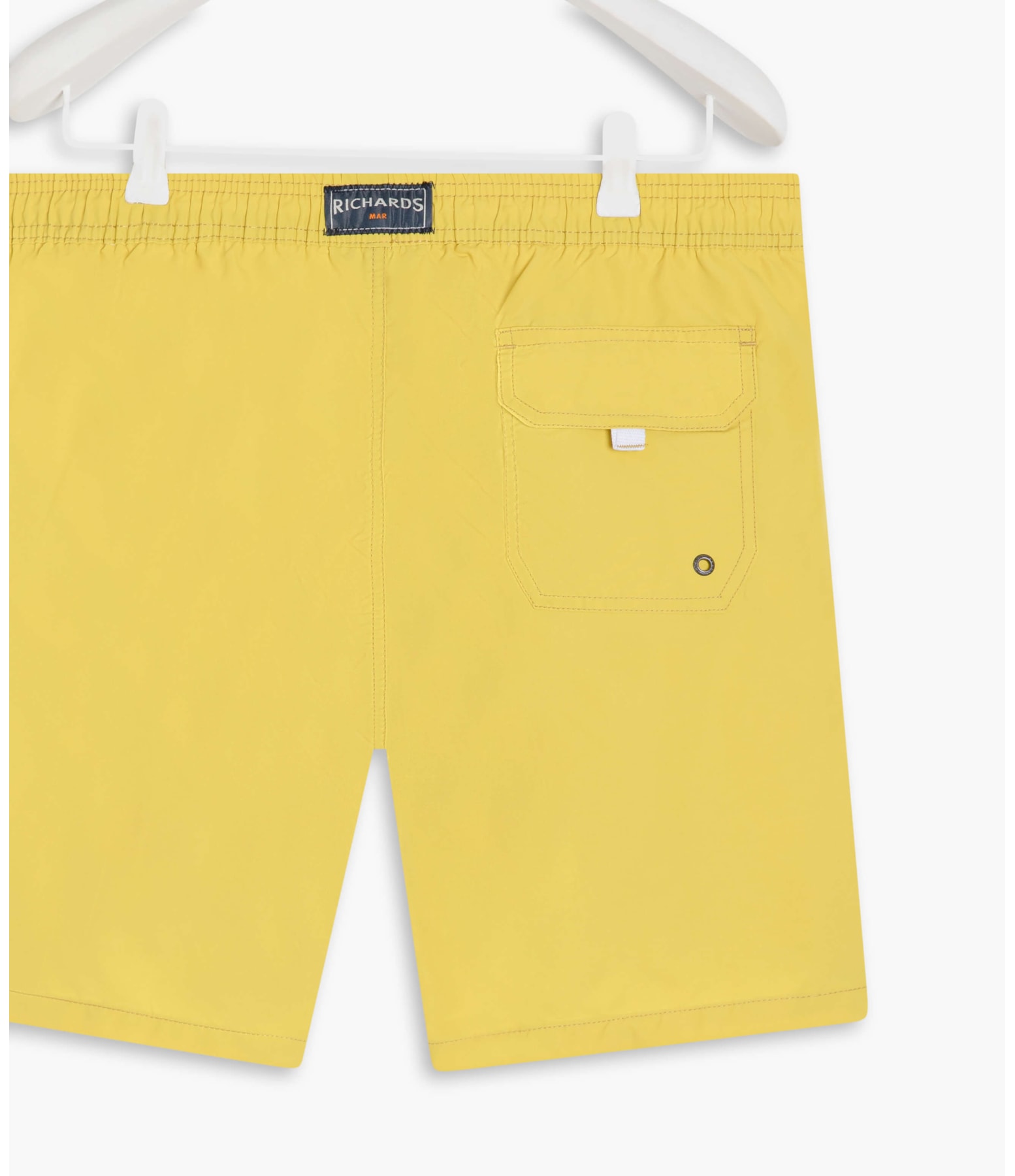 Beach Short Basic Regular Solid Lemon