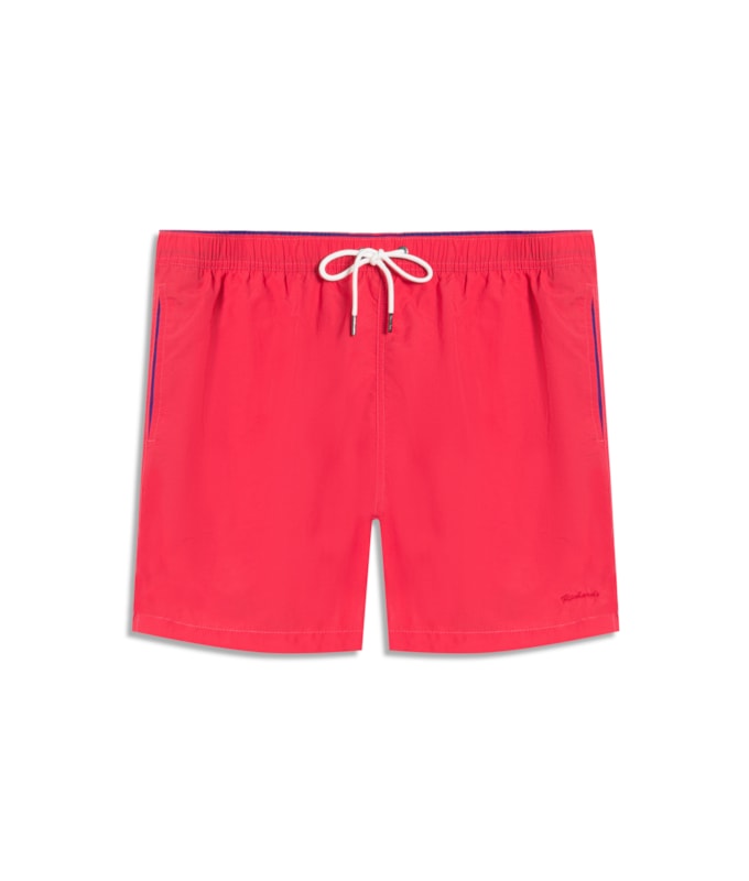 Beach Short Basic Regular Solid Melancia