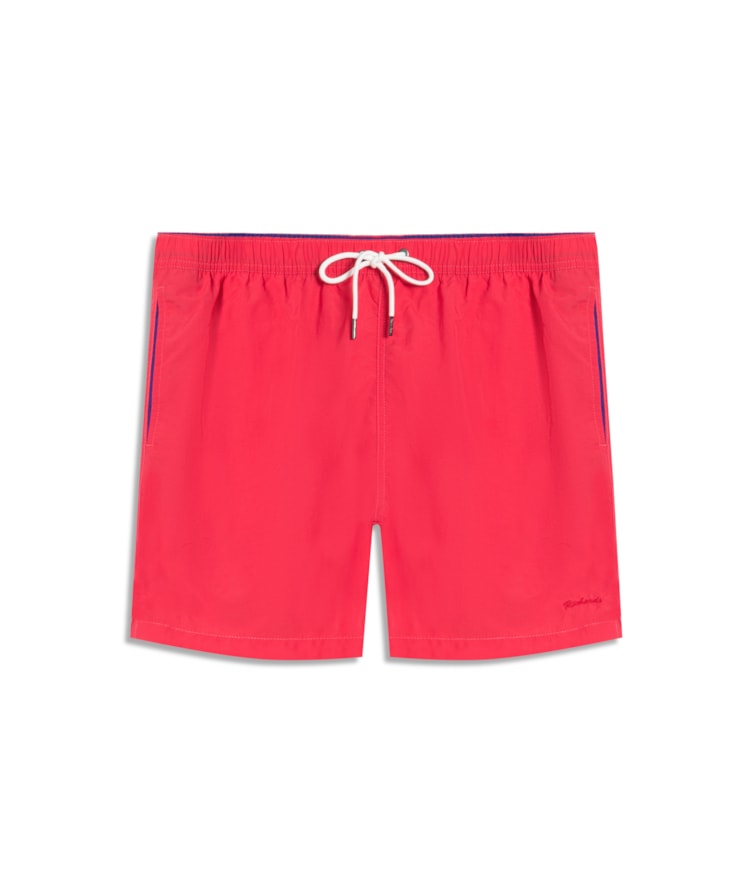 Beach Short Basic Regular Solid Melancia