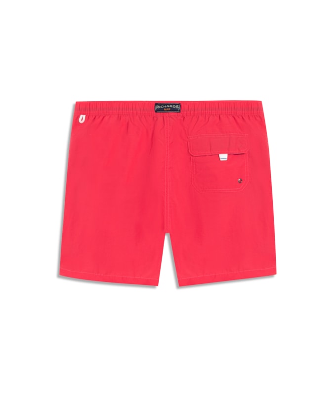 Beach Short Basic Regular Solid Melancia