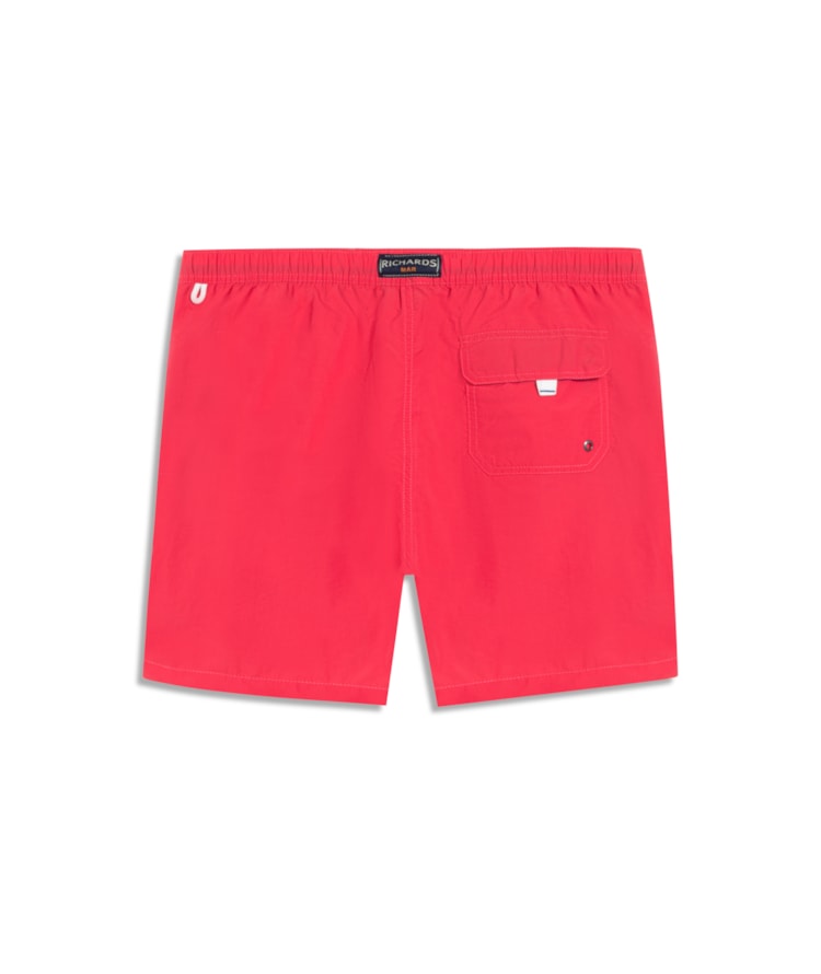 Beach Short Basic Regular Solid Melancia