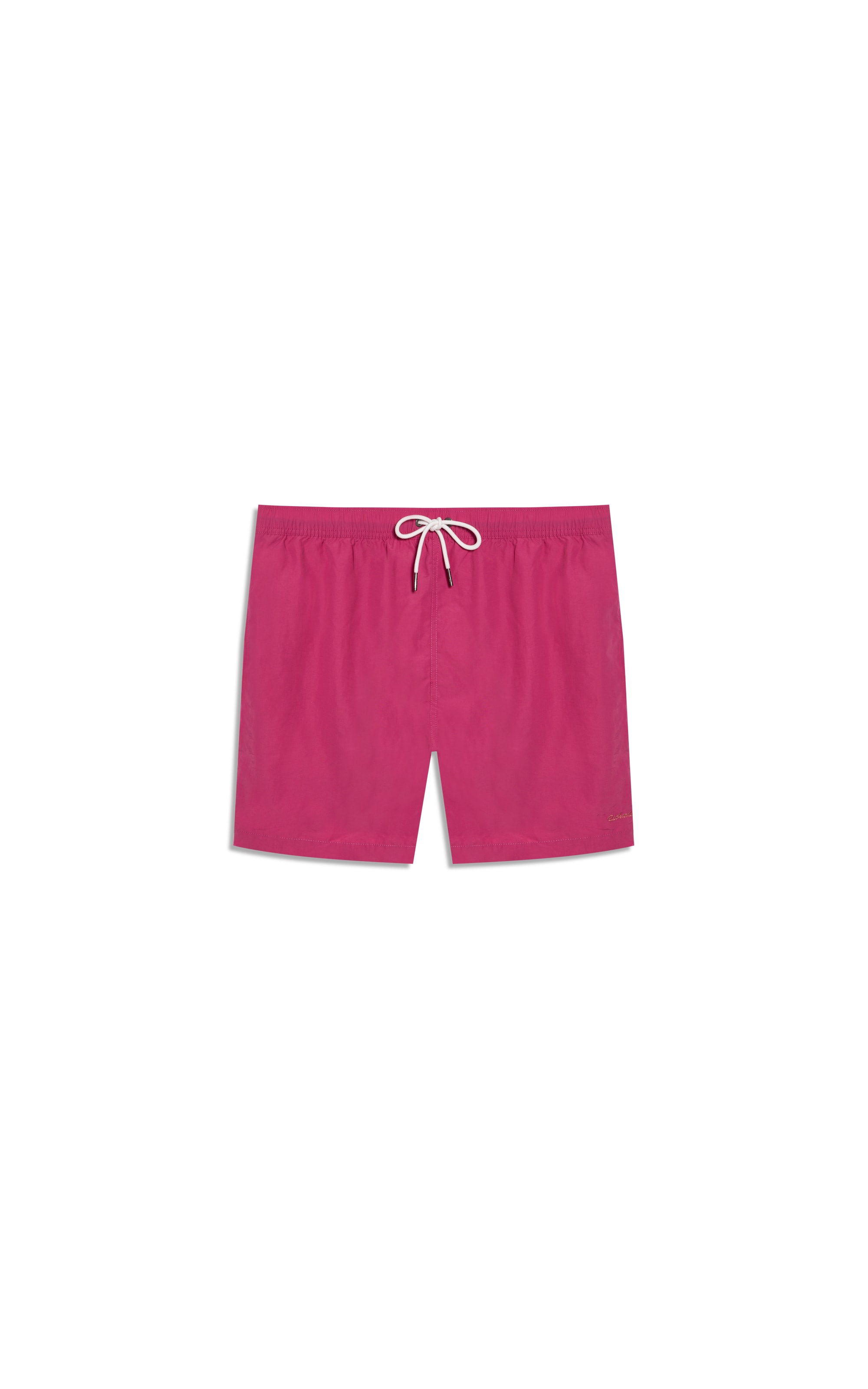 Beach Short Basic Regular Solid Pink