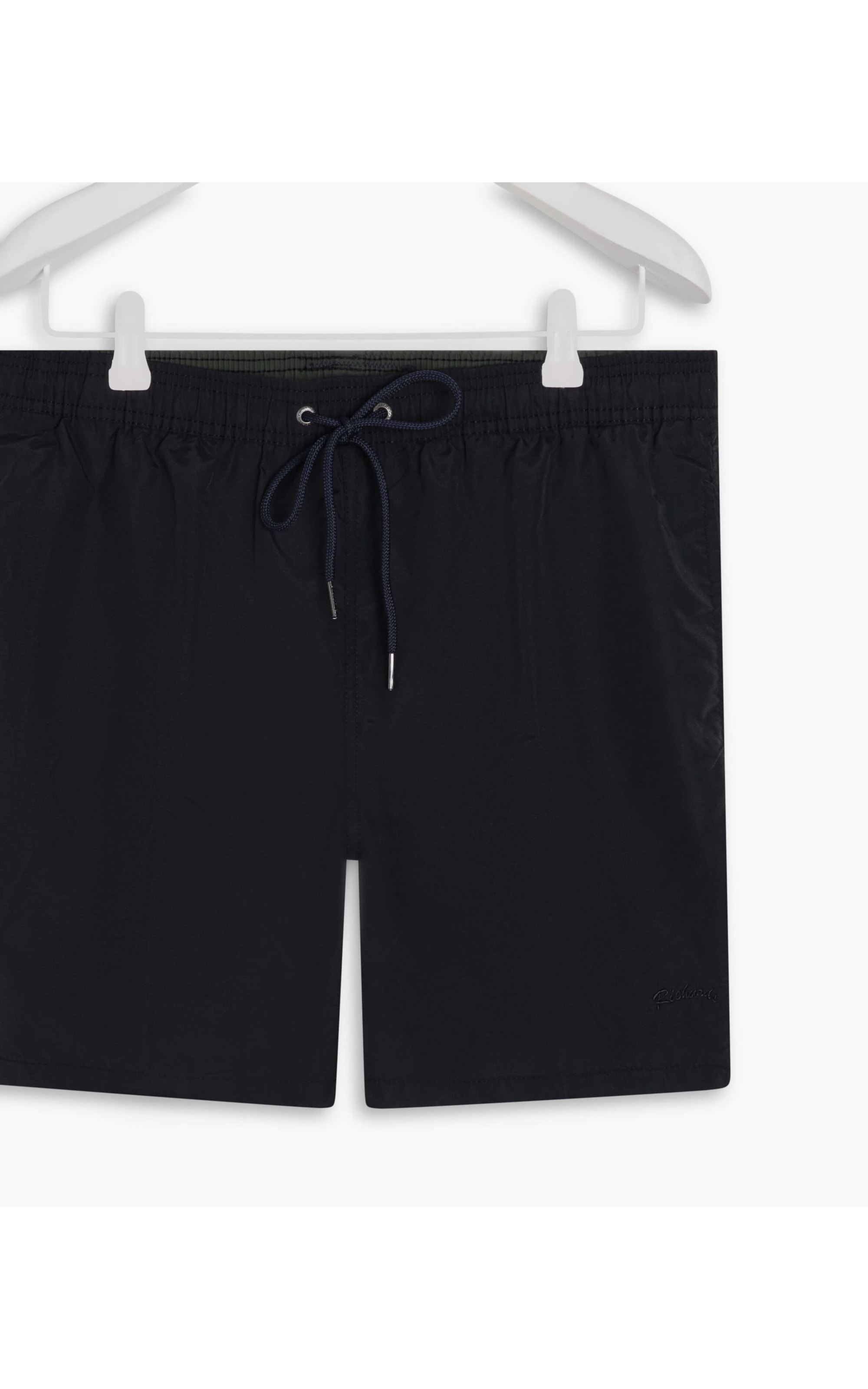 Beach Short Basic Regular Solid Preto
