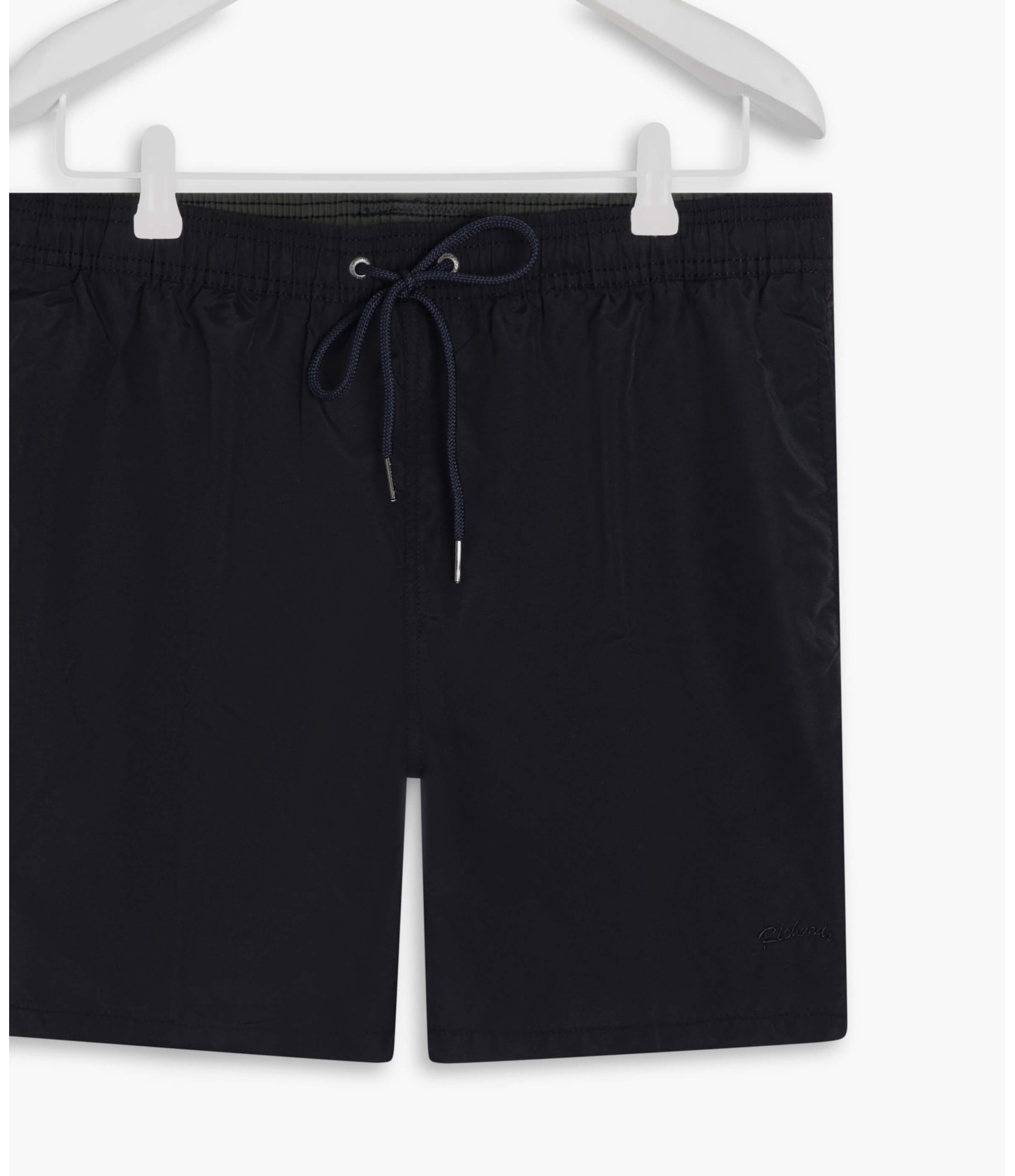Beach Short Basic Regular Solid Preto