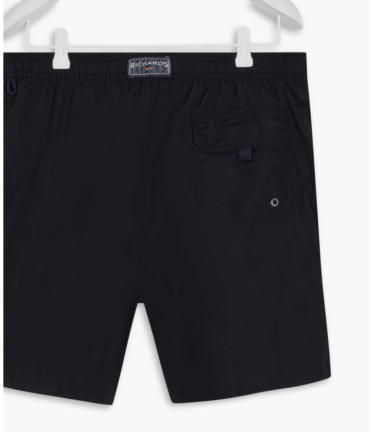 Beach Short Basic Regular Solid Preto