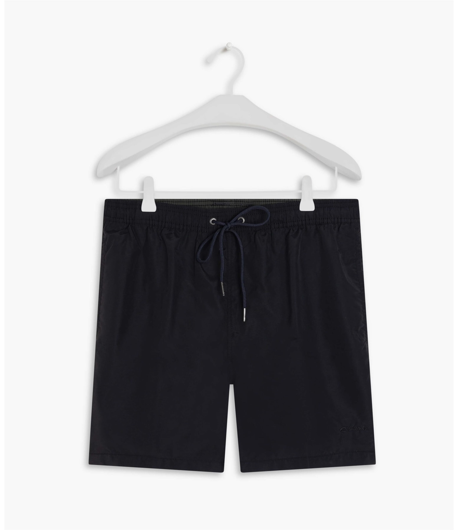 Beach Short Basic Regular Solid Preto
