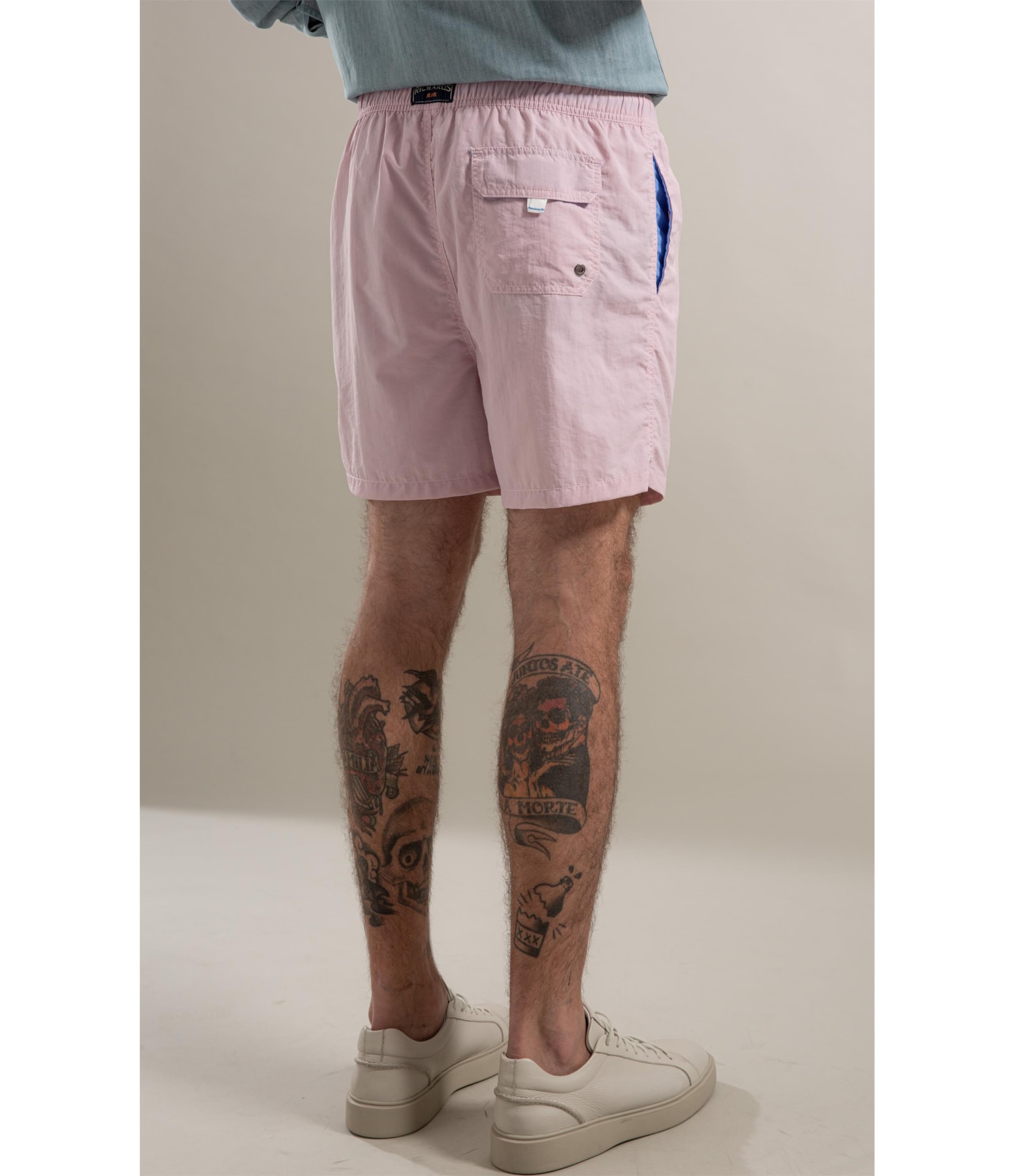 Beach Short Basic Regular Solid Rosa