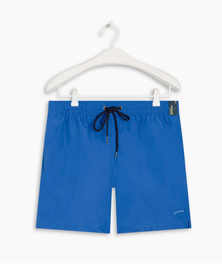 Beach Short Basic Regular Solid Royal