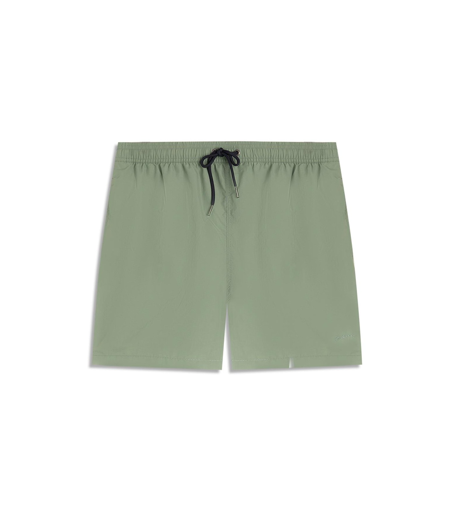 Beach Short Basic Regular Solid Verde Army
