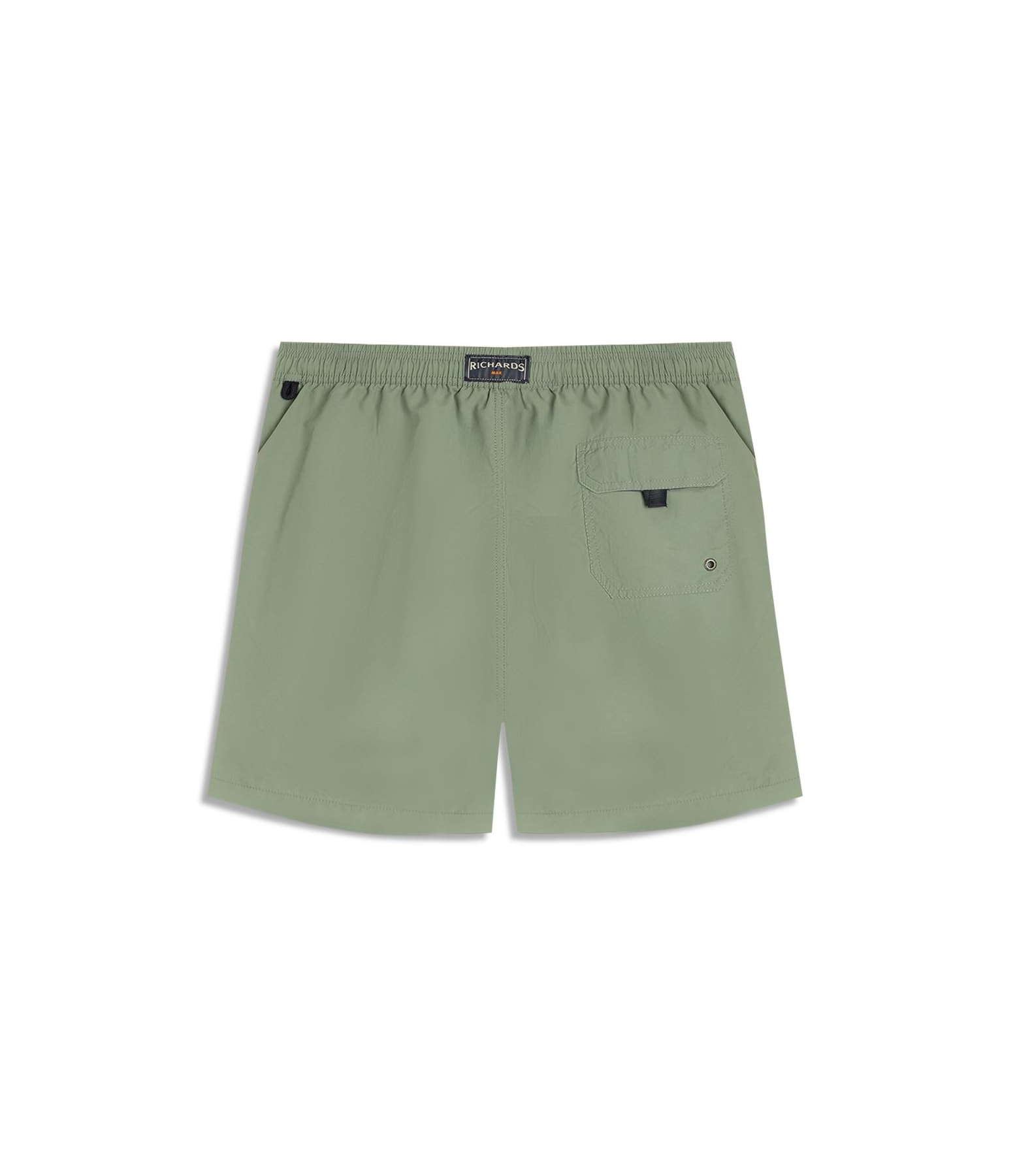 Beach Short Basic Regular Solid Verde Army
