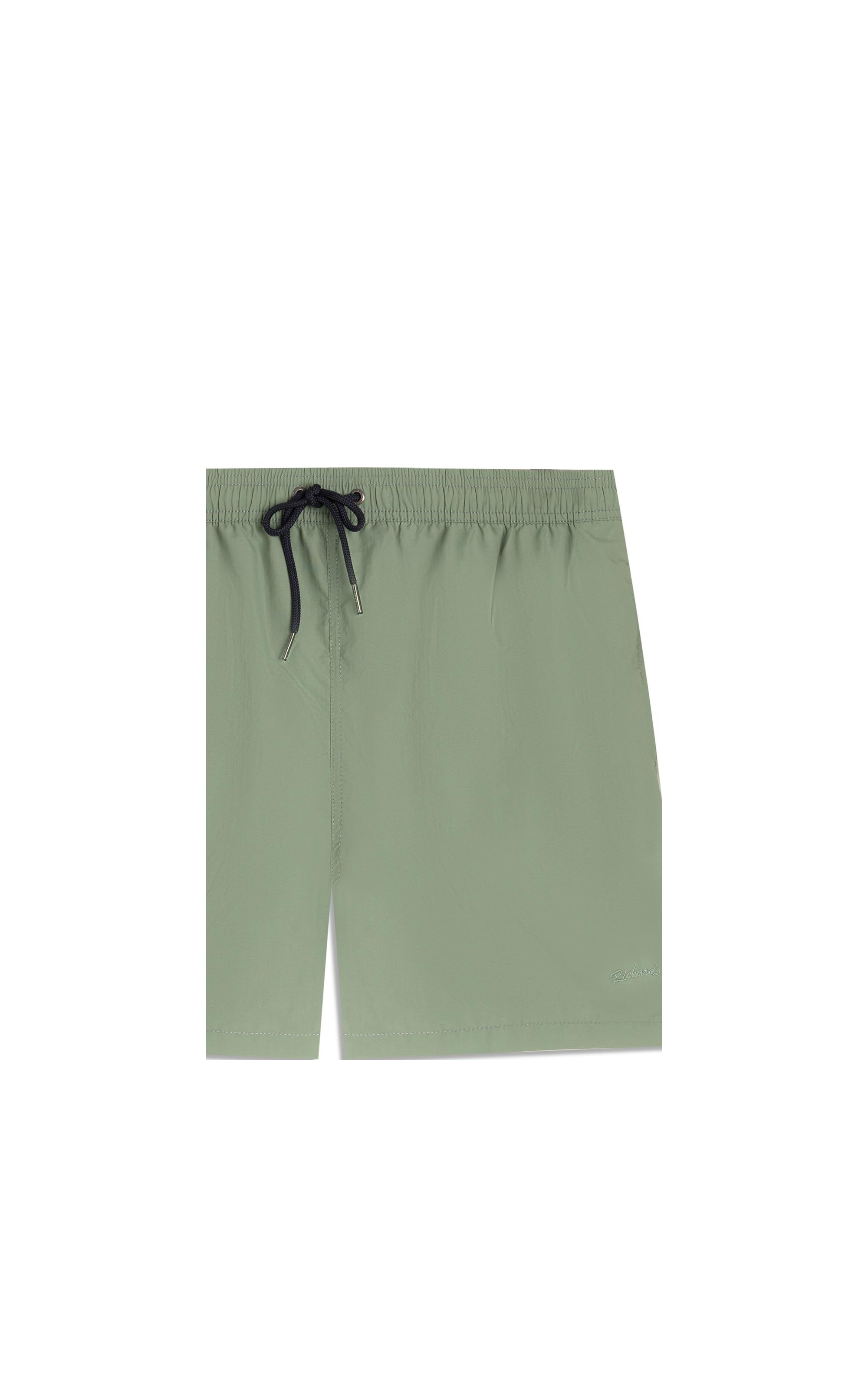 Beach Short Basic Regular Solid Verde Army