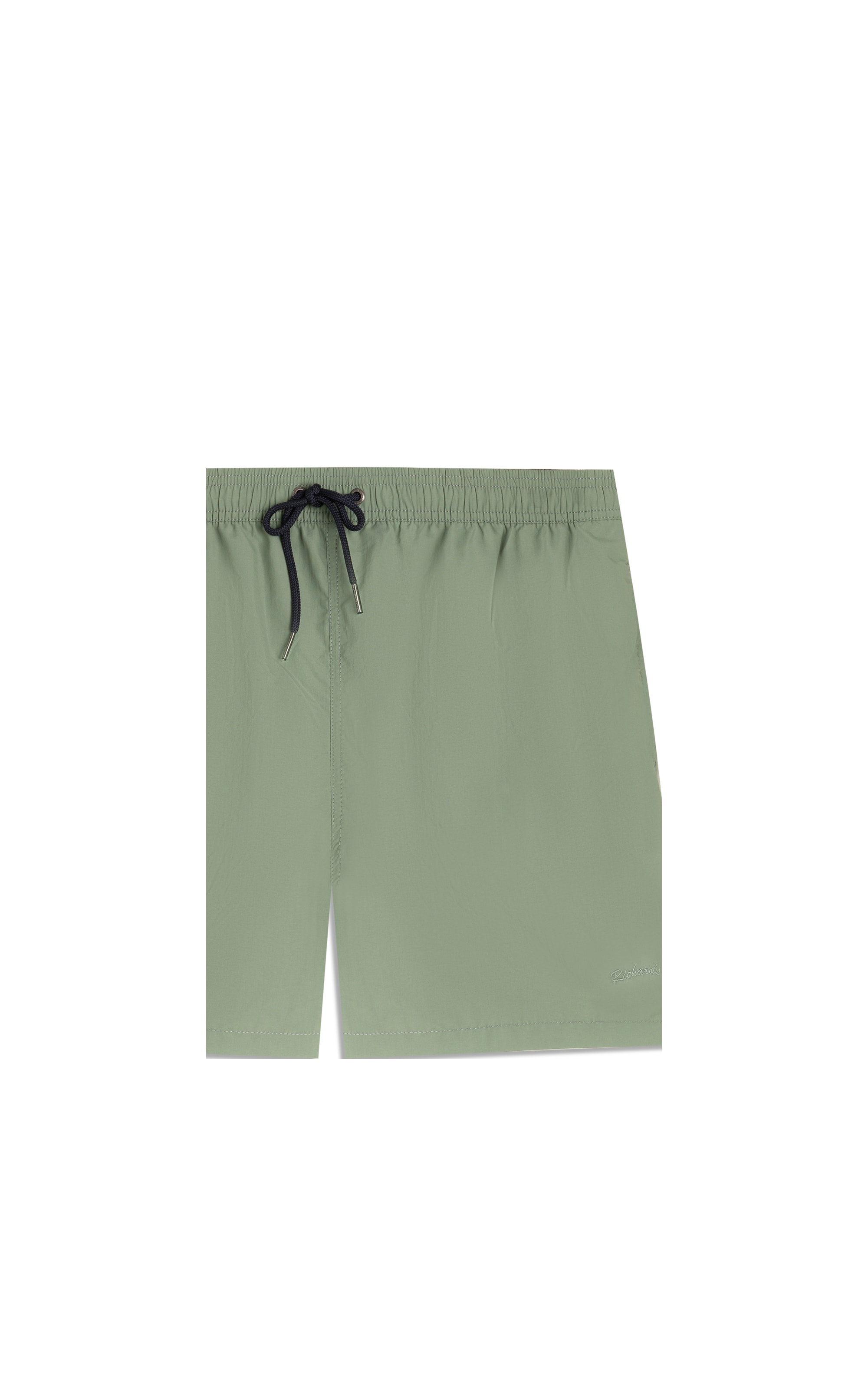 Beach Short Basic Regular Solid Verde Army